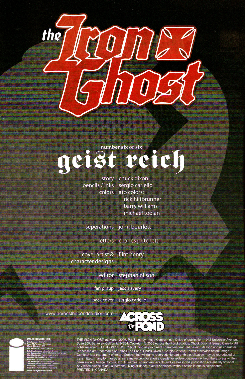 Read online Iron Ghost comic -  Issue #6 - 3