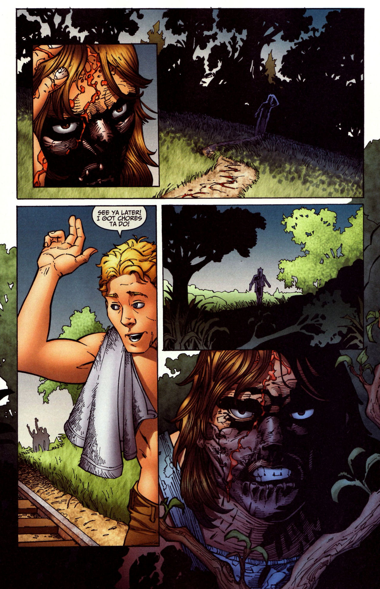 Read online The Texas Chainsaw Massacre: About a Boy comic -  Issue # Full - 9