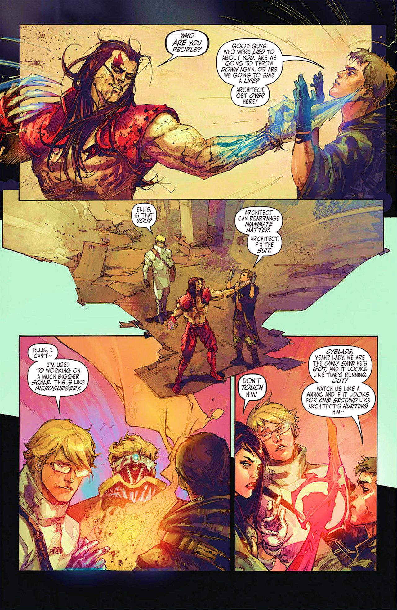 Read online CyberForce/Hunter-Killer comic -  Issue #2 - 10