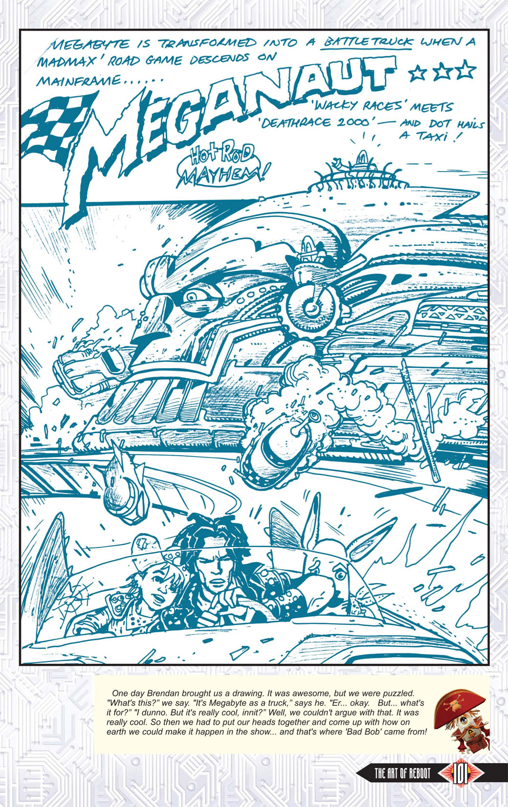 Read online The Art of Reboot comic -  Issue # TPB - 100