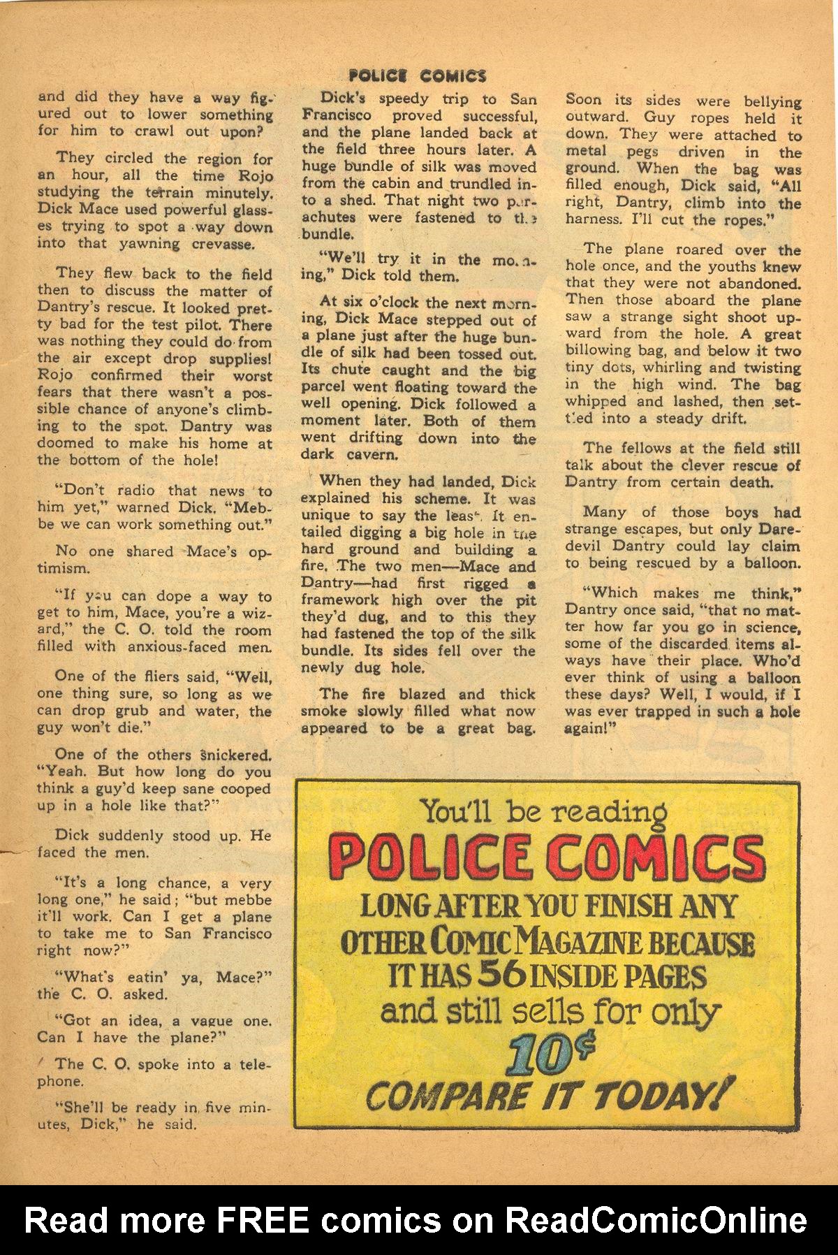 Read online Police Comics comic -  Issue #49 - 49
