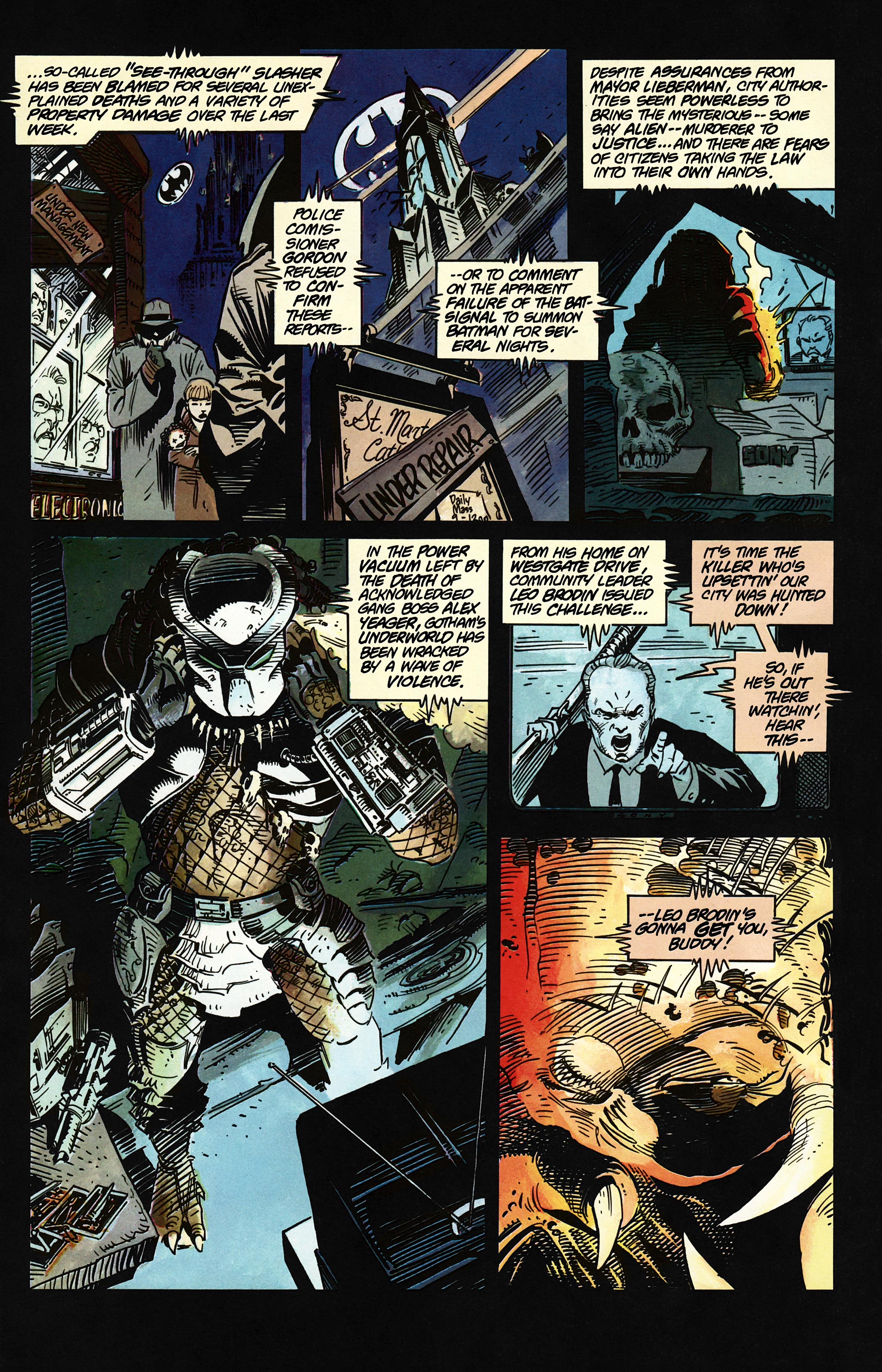 Read online Batman Versus Predator comic -  Issue # Full - 52