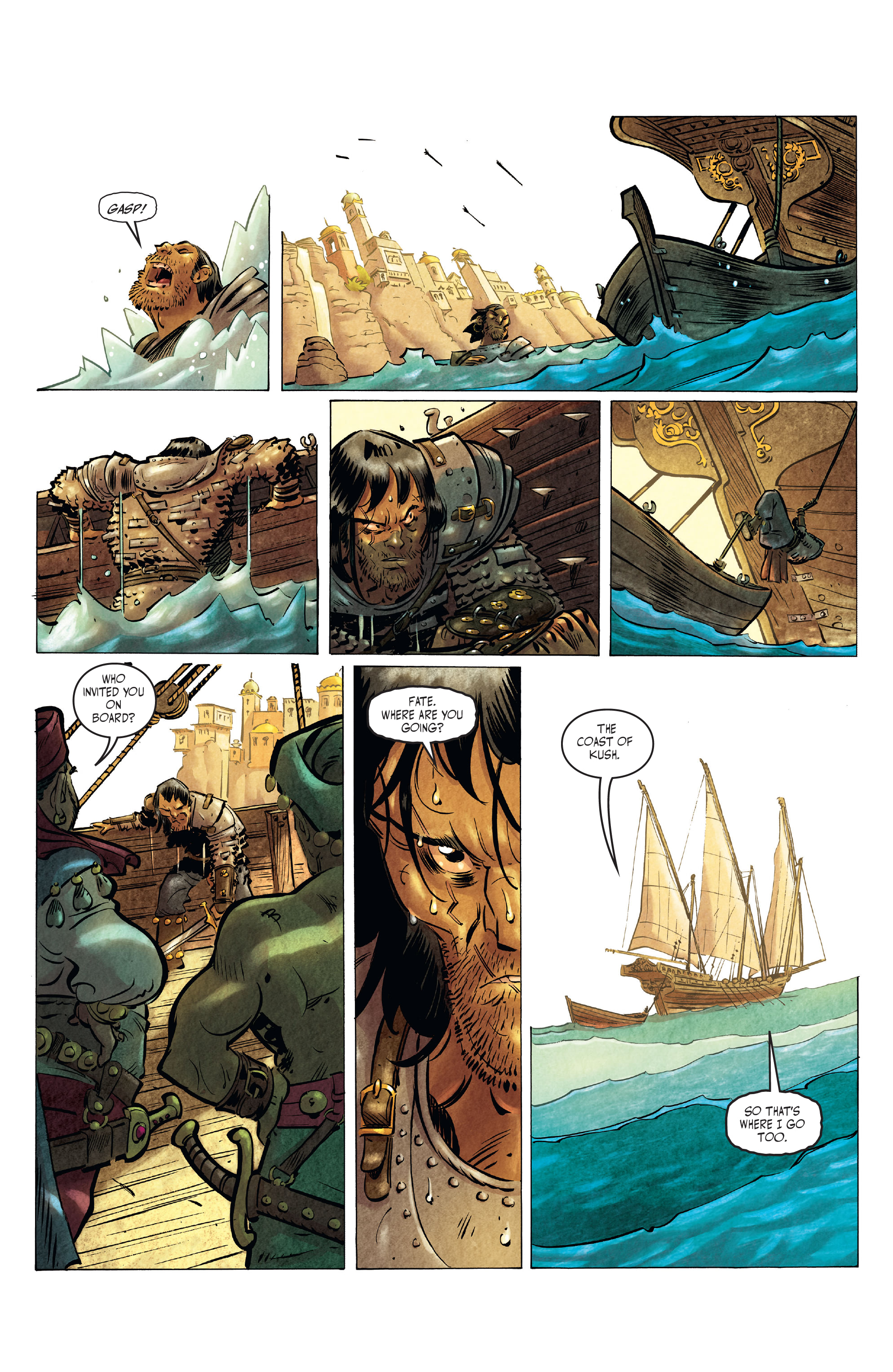 Read online The Cimmerian: Queen of the Black Coast comic -  Issue #1 - 7