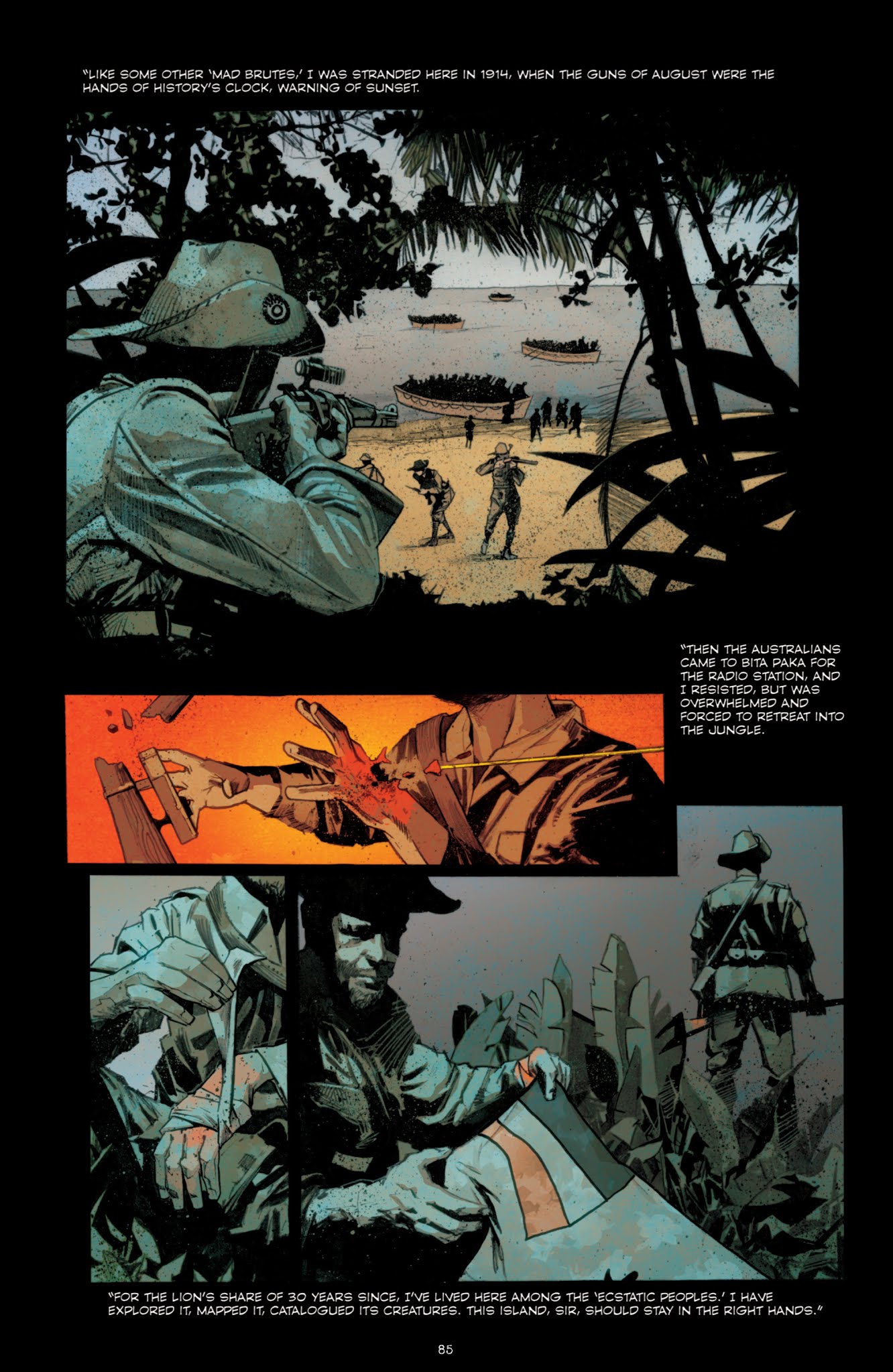 Read online Fever Ridge: A Tale of MacArthur's Jungle War comic -  Issue # _TPB - 79