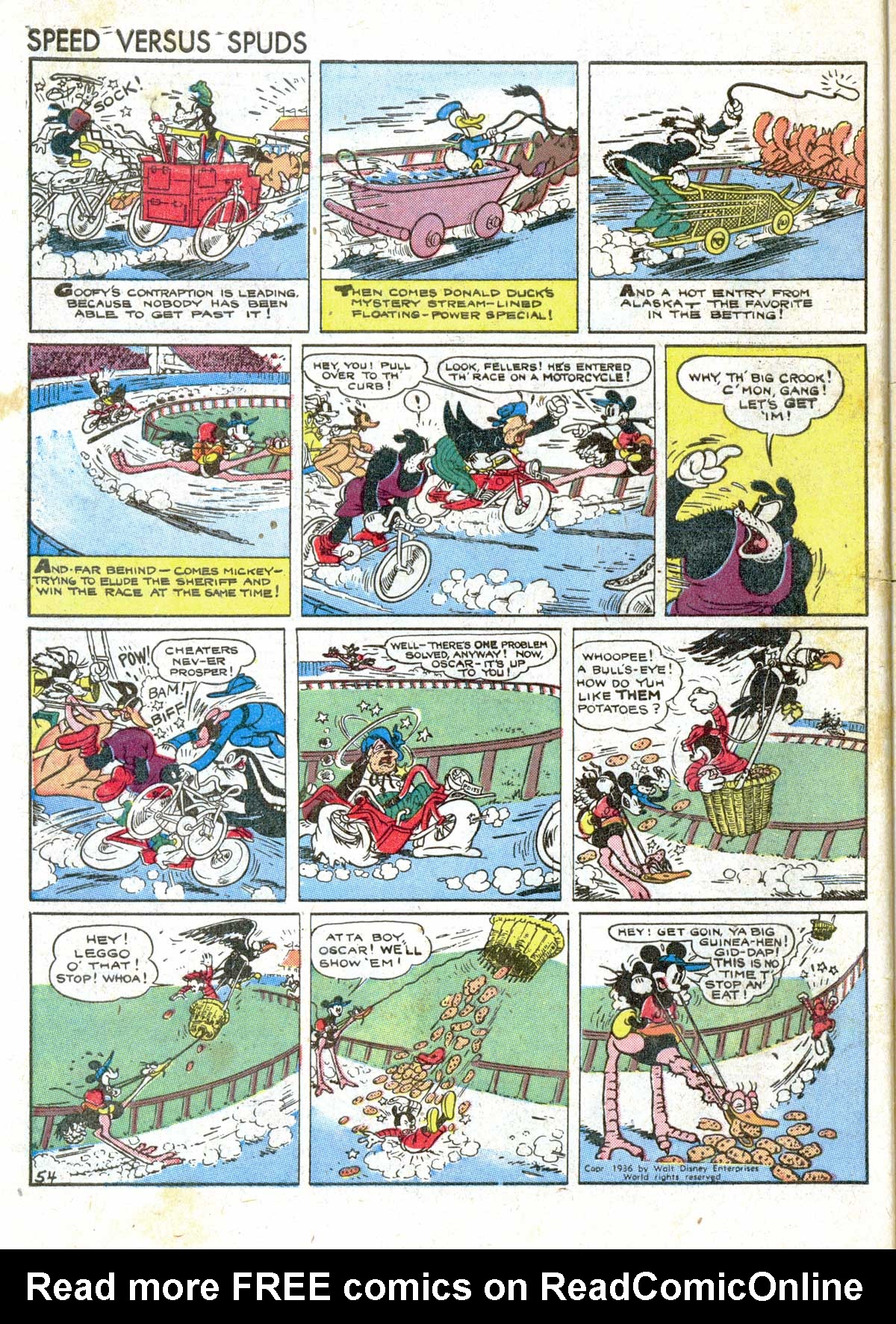 Read online Walt Disney's Comics and Stories comic -  Issue #3 - 64