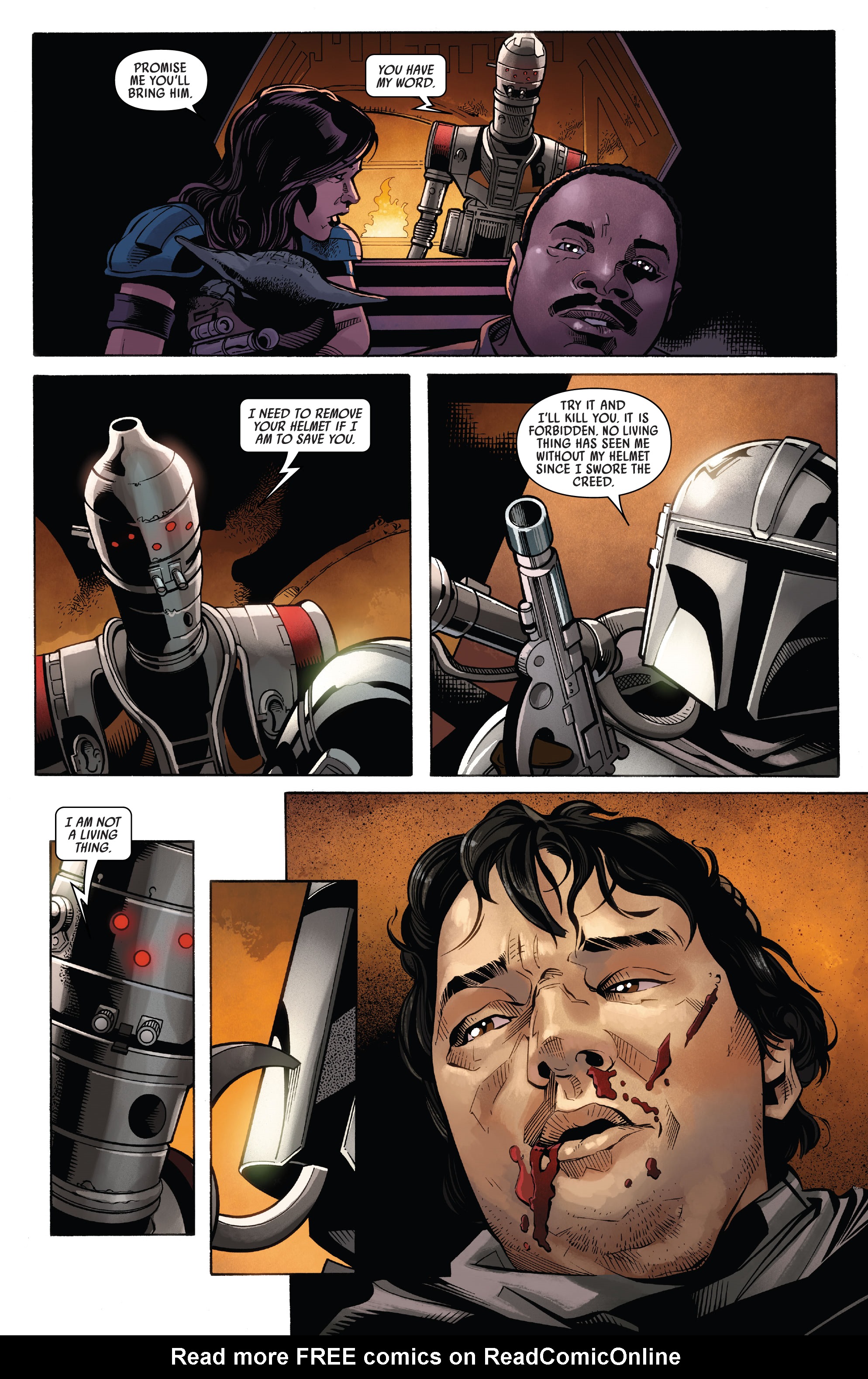 Read online Star Wars: The Mandalorian comic -  Issue #8 - 19