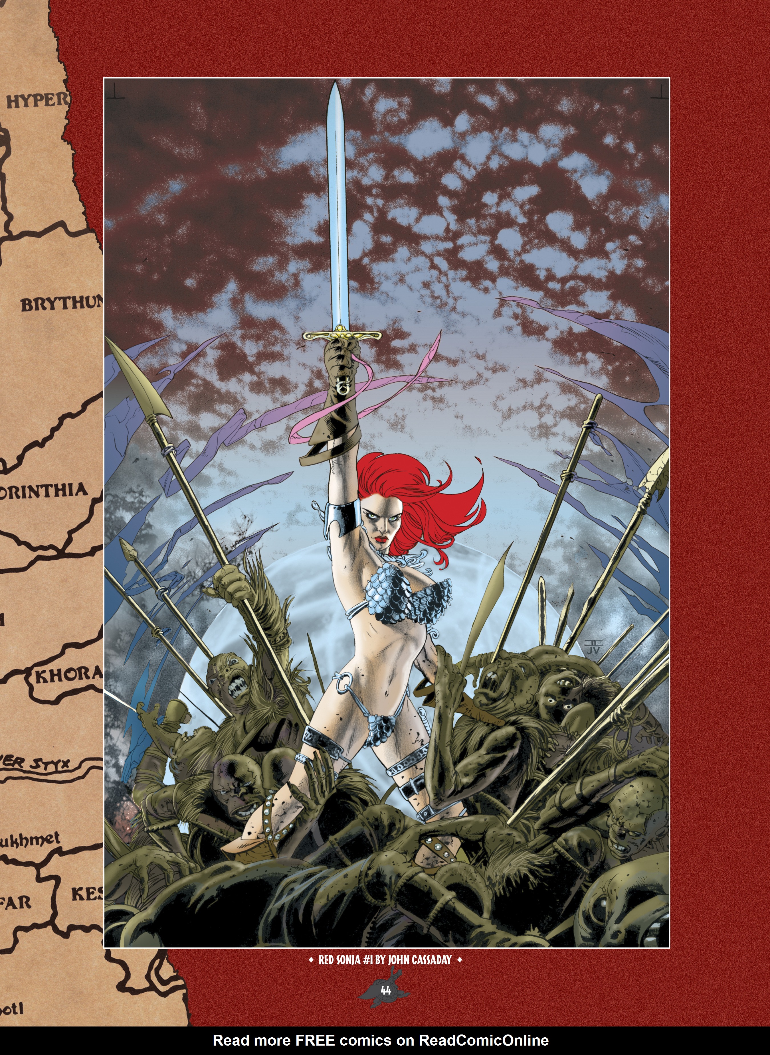 Read online The Art of Red Sonja comic -  Issue # TPB 1 (Part 1) - 43