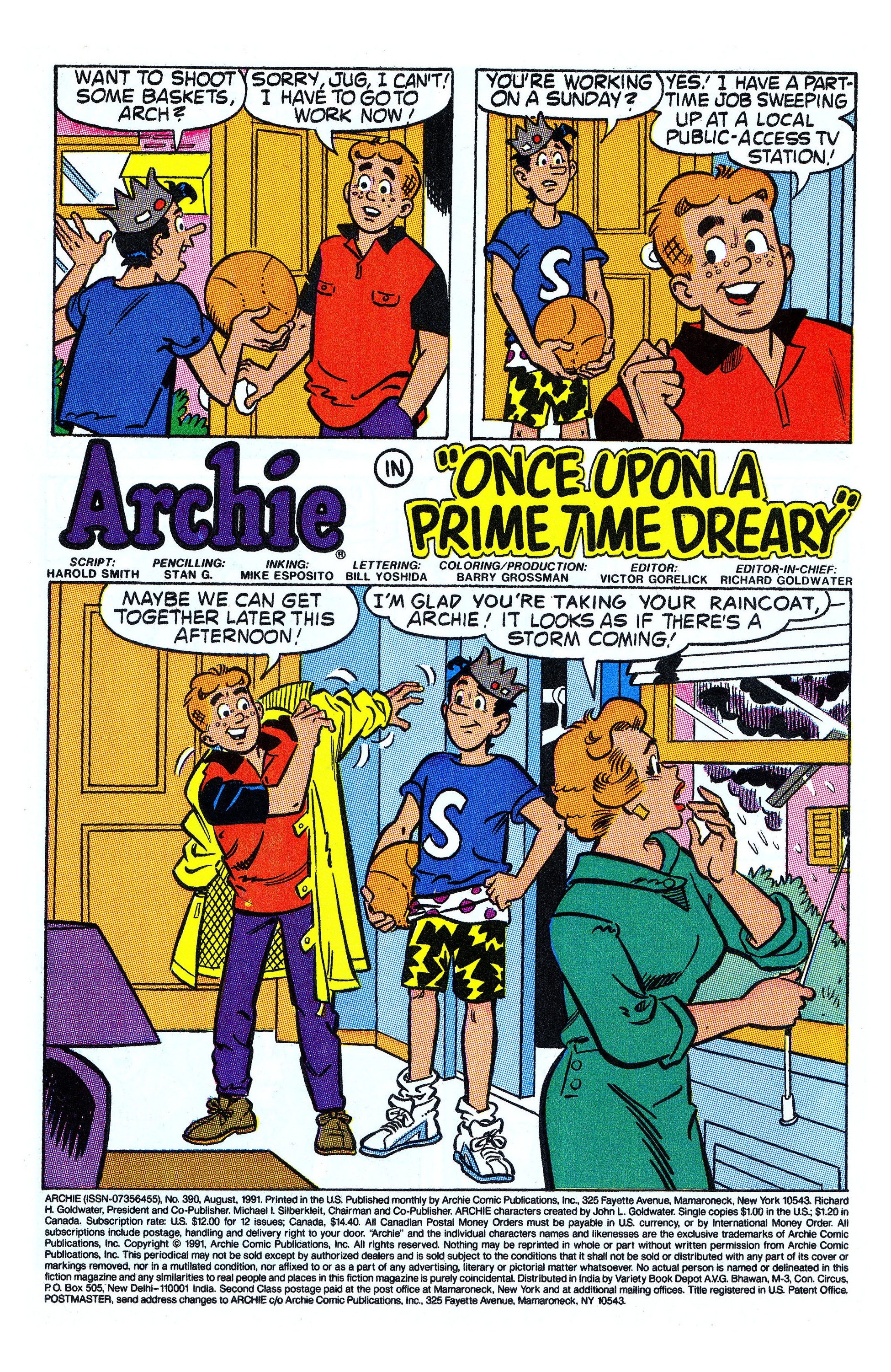Read online Archie (1960) comic -  Issue #390 - 2