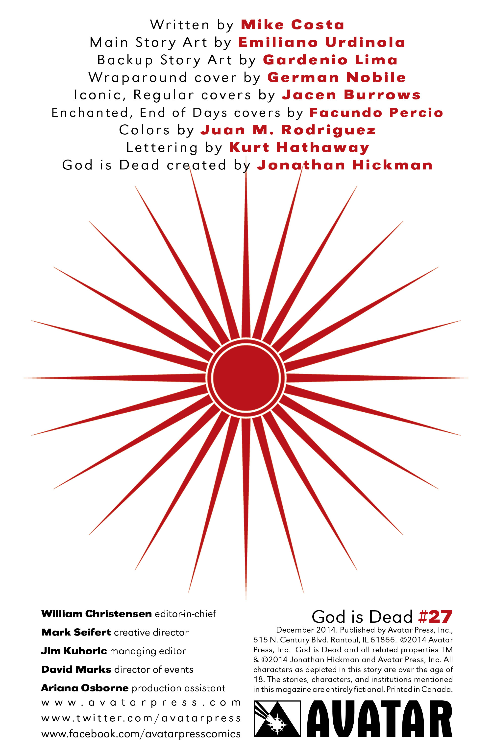 Read online God Is Dead comic -  Issue #27 - 7