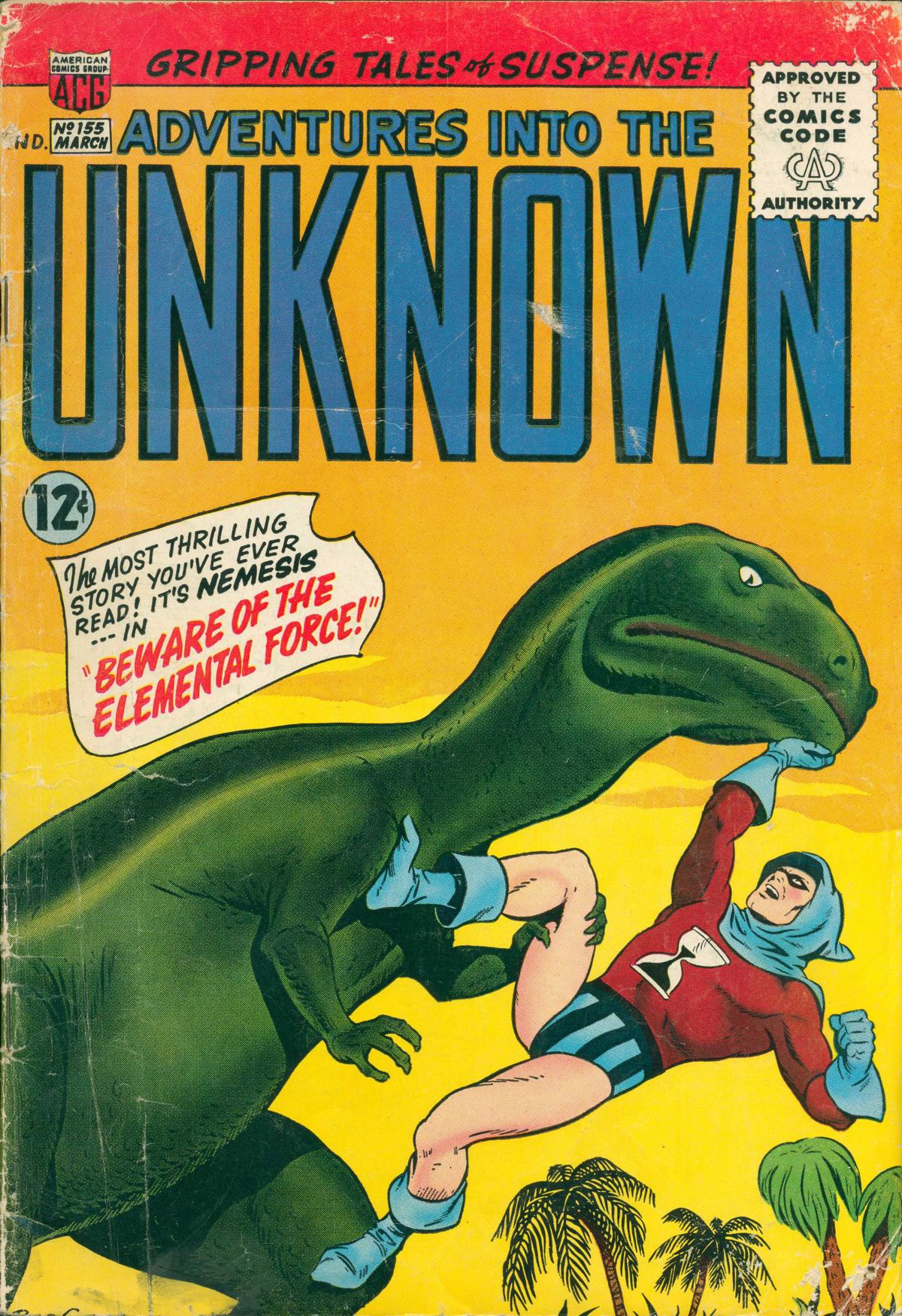 Read online Adventures Into The Unknown comic -  Issue #155 - 1