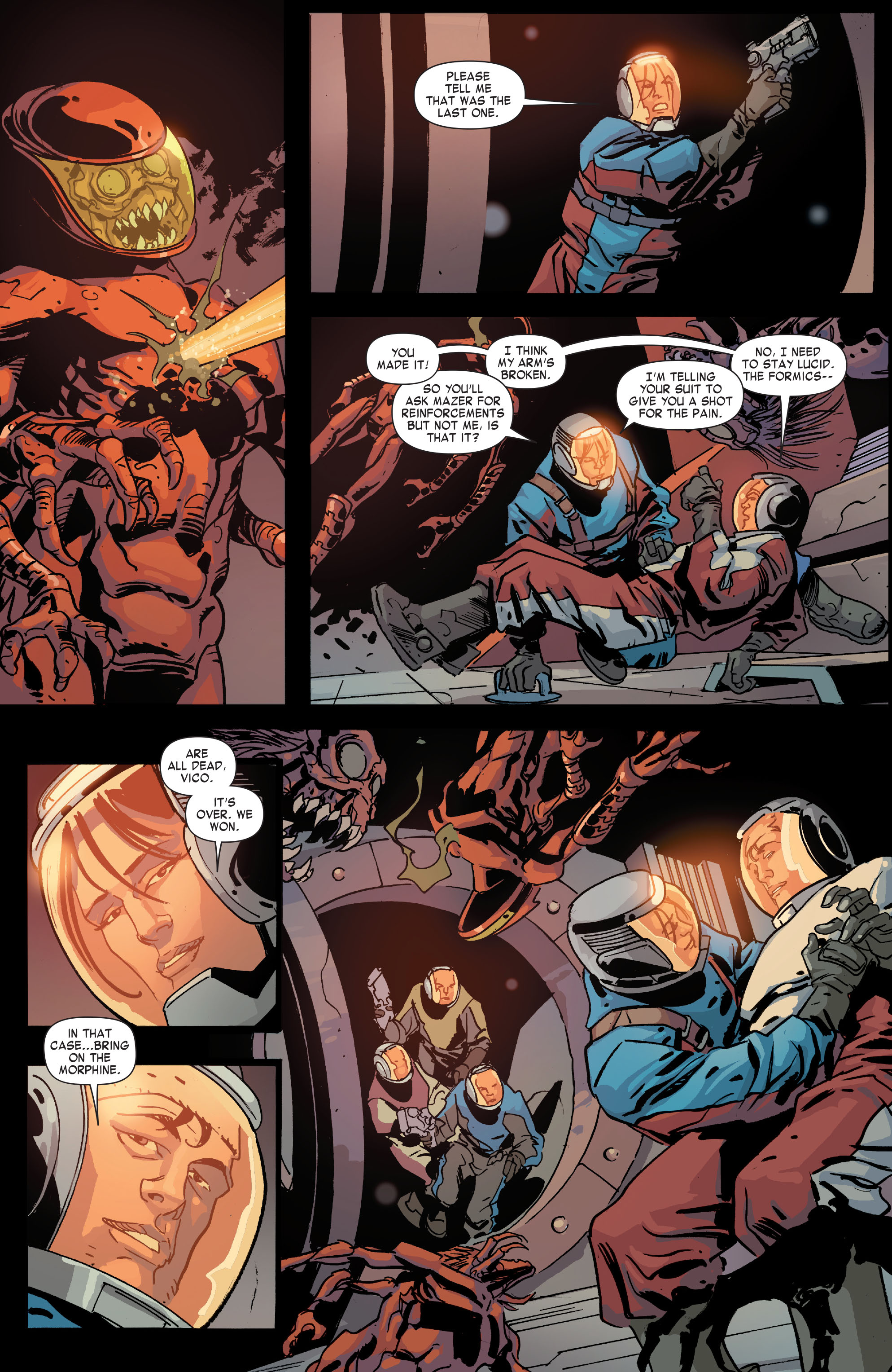 Read online Formic Wars: Silent Strike comic -  Issue #5 - 17