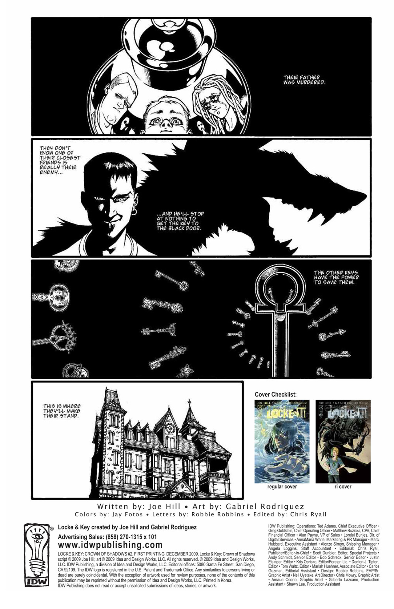 Read online Locke & Key: Crown of Shadows comic -  Issue #2 - 2