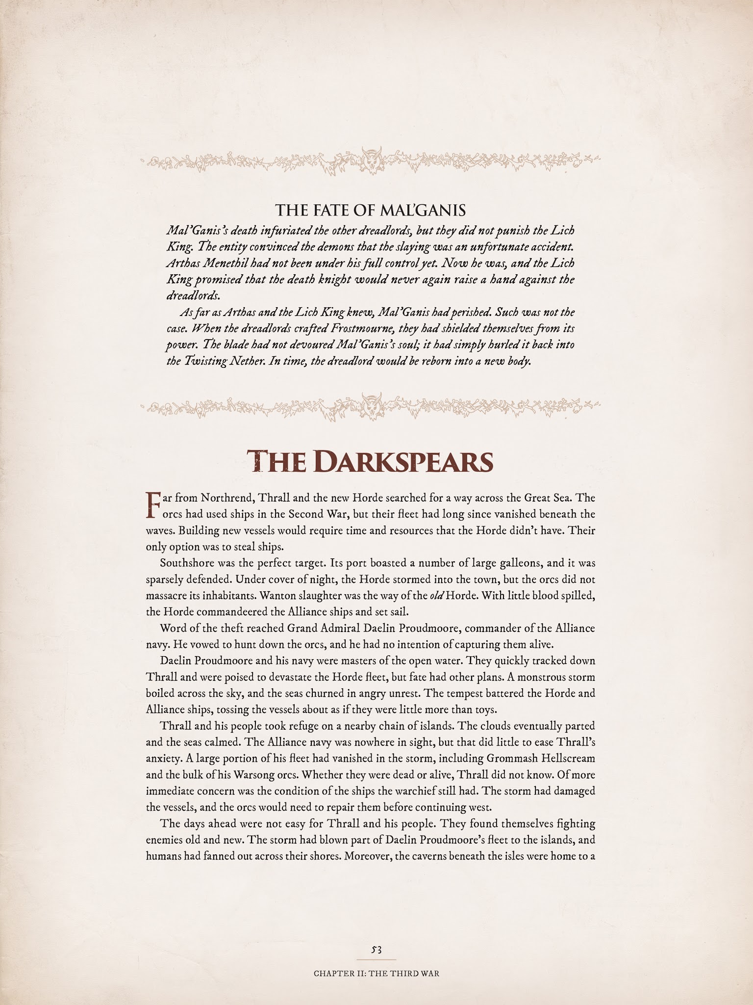 Read online World of Warcraft Chronicle Vol. 3 comic -  Issue # Full - 51