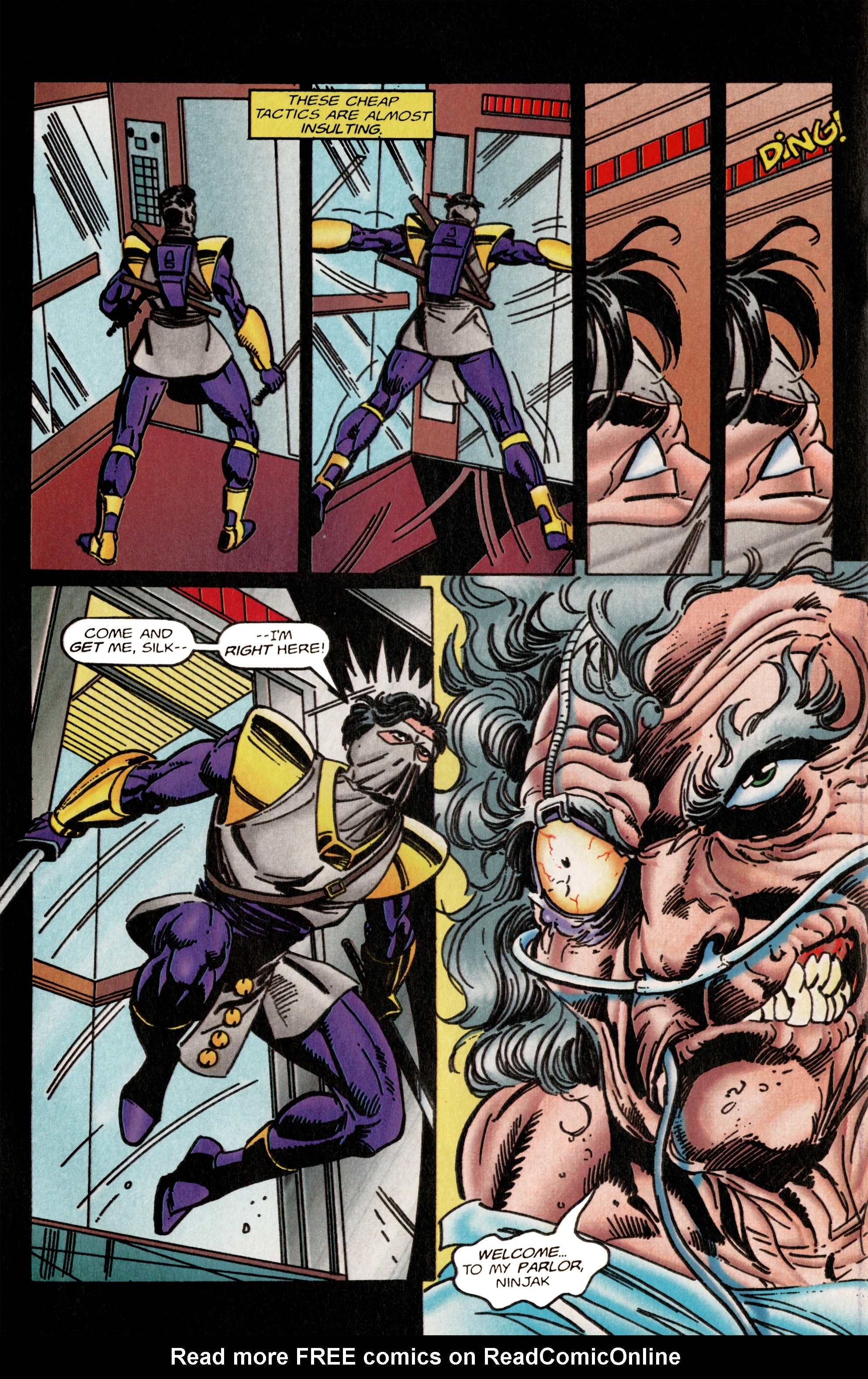 Read online Ninjak (1994) comic -  Issue #19 - 20