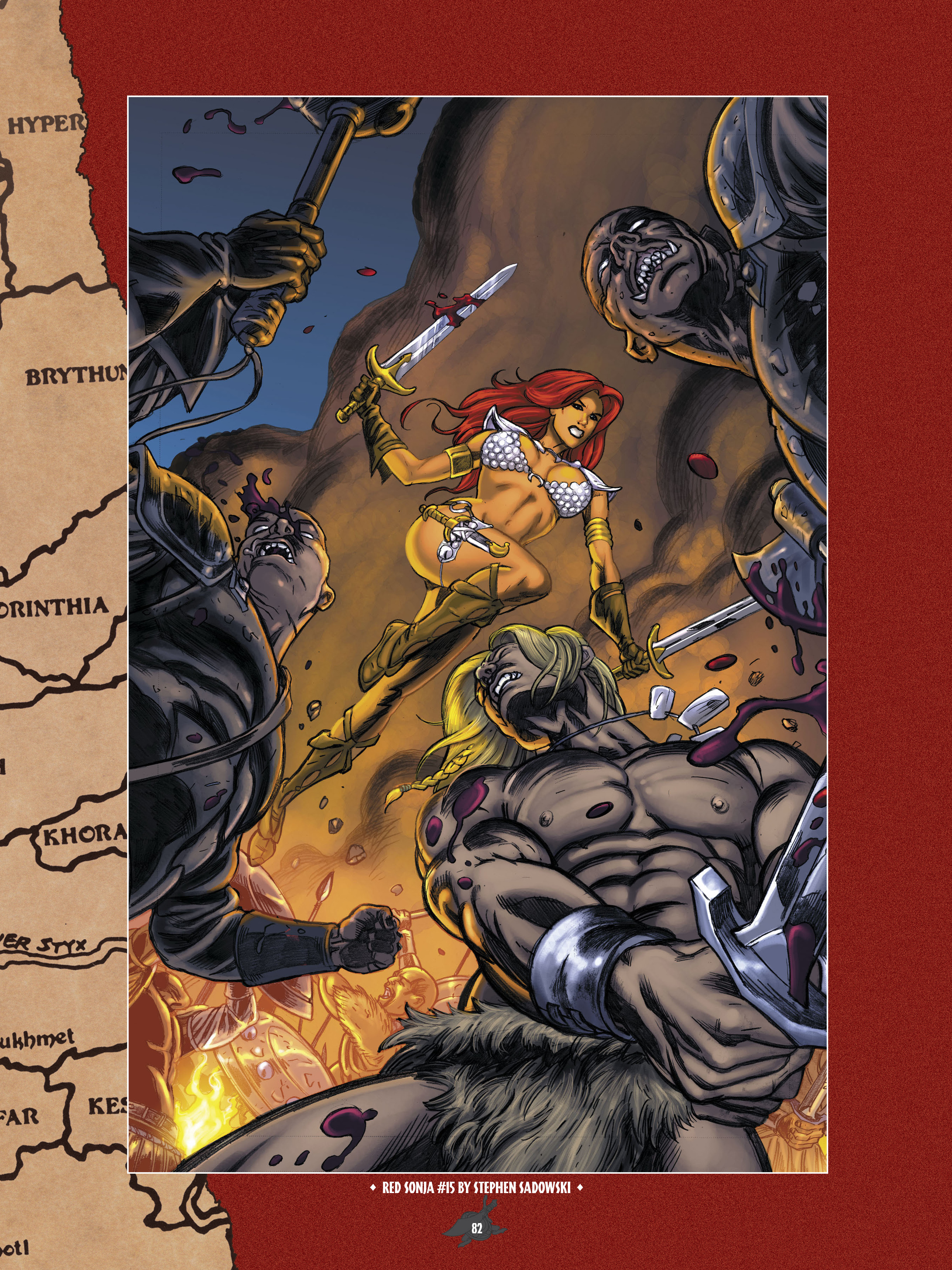 Read online The Art of Red Sonja comic -  Issue # TPB 1 (Part 1) - 81
