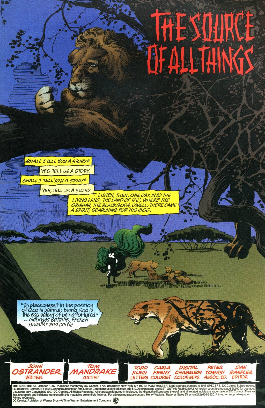 Read online The Spectre (1992) comic -  Issue #58 - 2