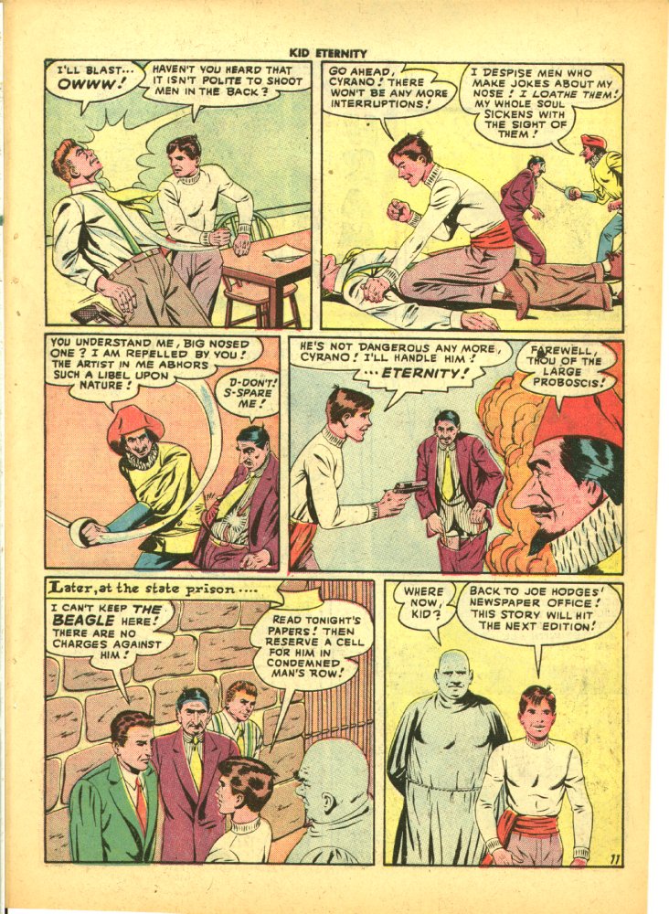 Read online Kid Eternity (1946) comic -  Issue #9 - 13