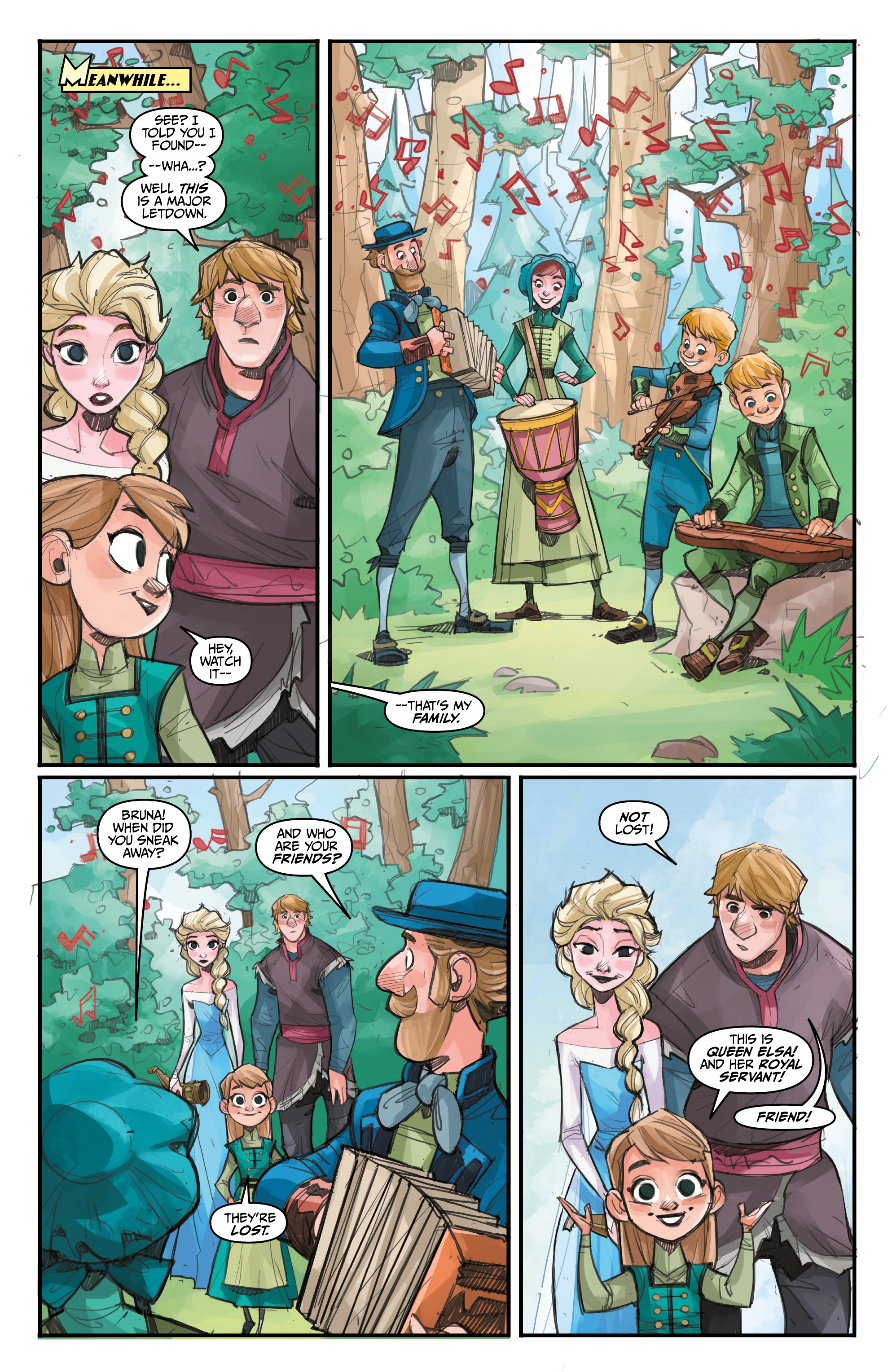 Read online Disney Frozen: Reunion Road comic -  Issue #2 - 7