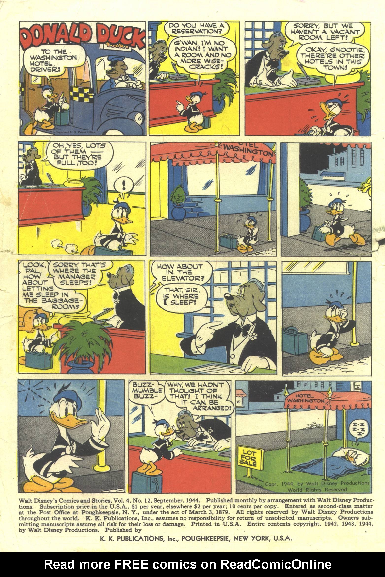 Read online Walt Disney's Comics and Stories comic -  Issue #48 - 2