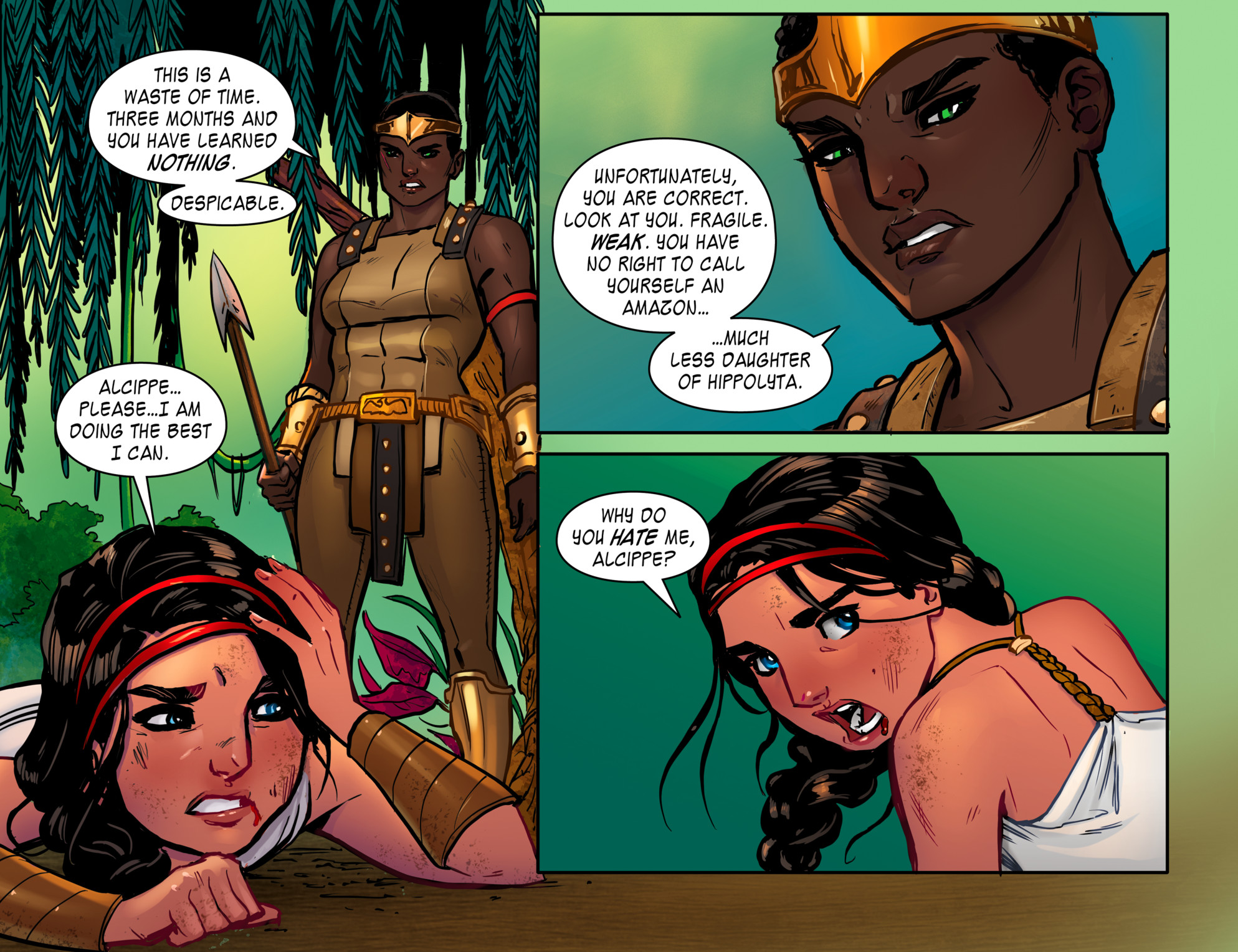 Read online The Legend of Wonder Woman (2015) comic -  Issue #4 - 12