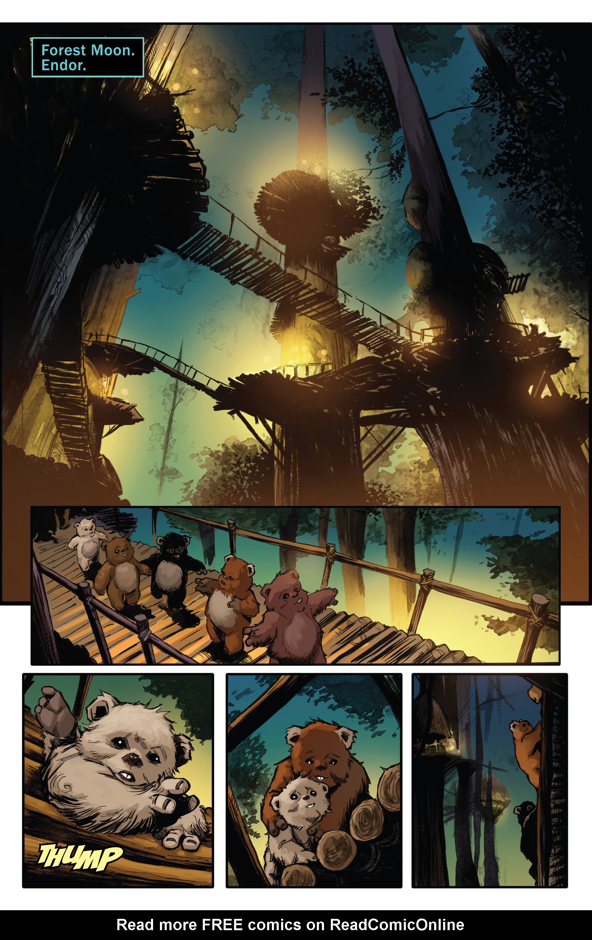 Read online Star Wars: Return Of The Jedi - Ewoks comic -  Issue #1 - 3