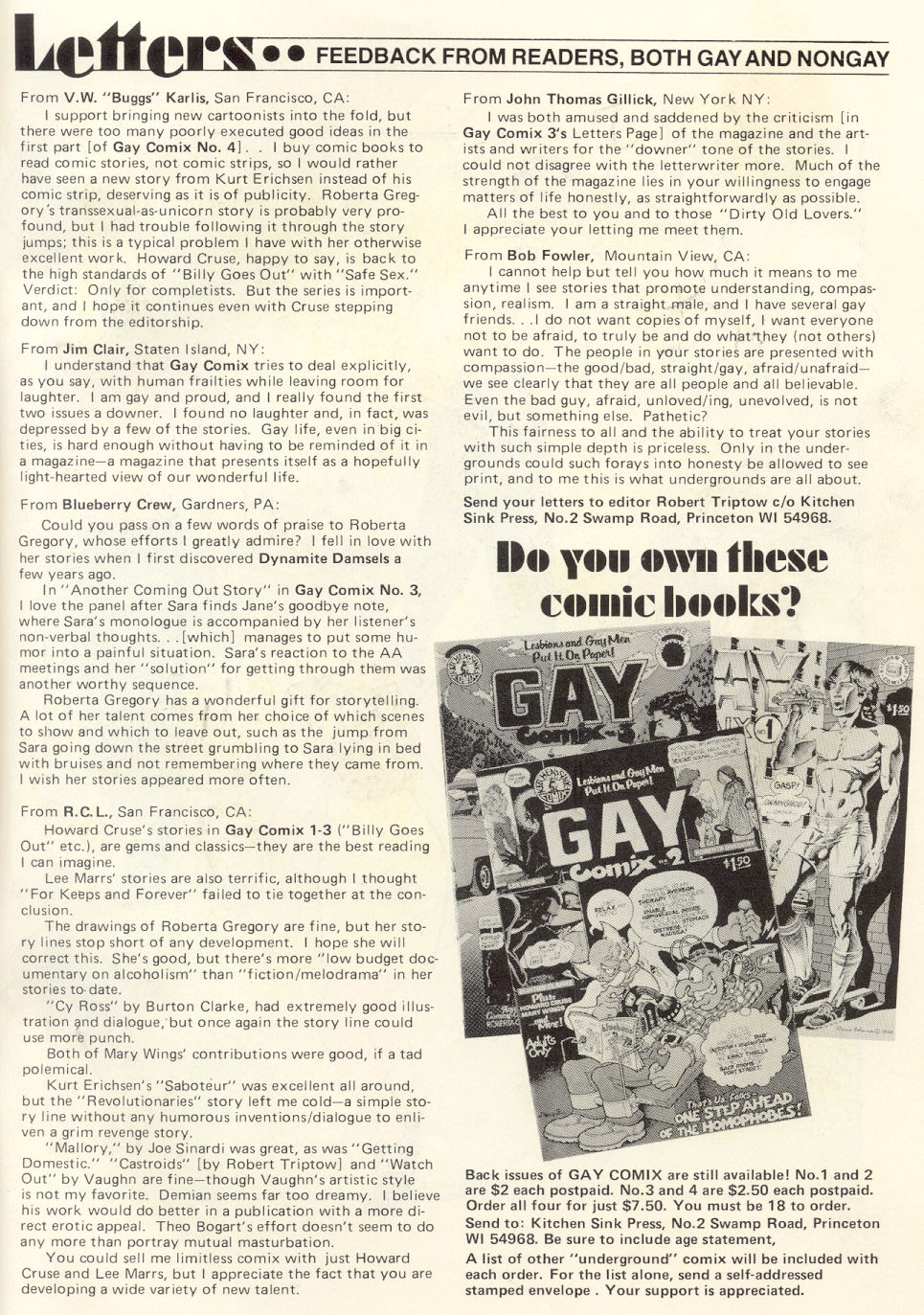 Read online Gay Comix (Gay Comics) comic -  Issue #5 - 42
