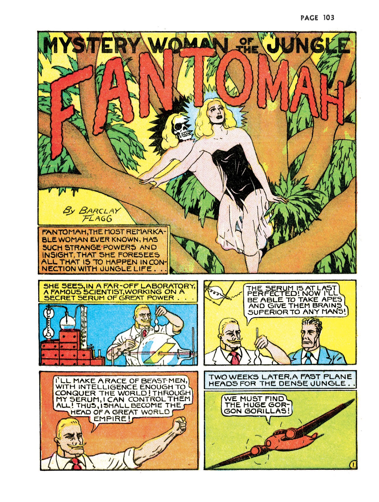 Turn Loose Our Death Rays and Kill Them All!: The Complete Works of Fletcher Hanks issue TPB (Part 2) - Page 34