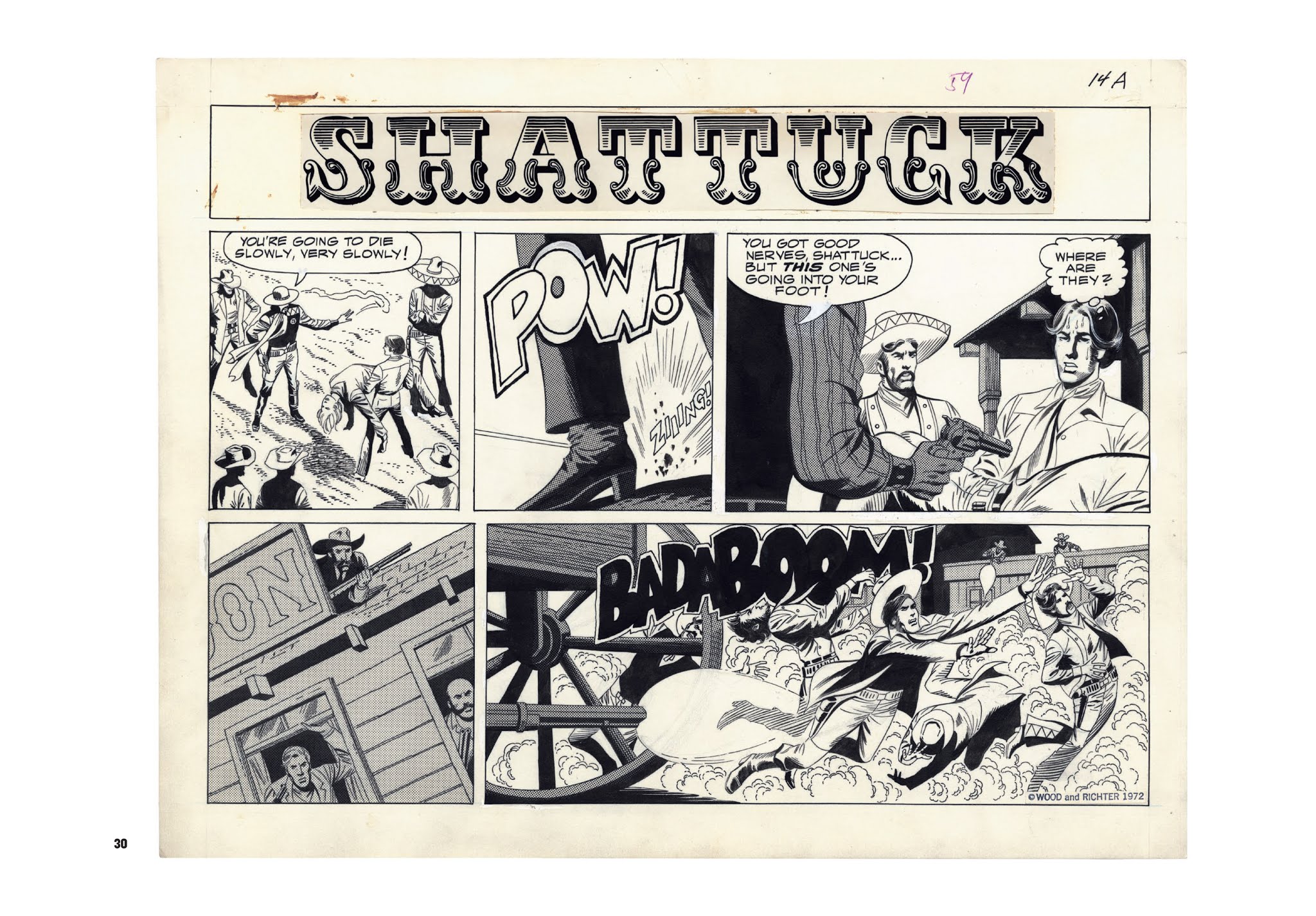 Read online Wallace Wood Presents Shattuck comic -  Issue # TPB - 30