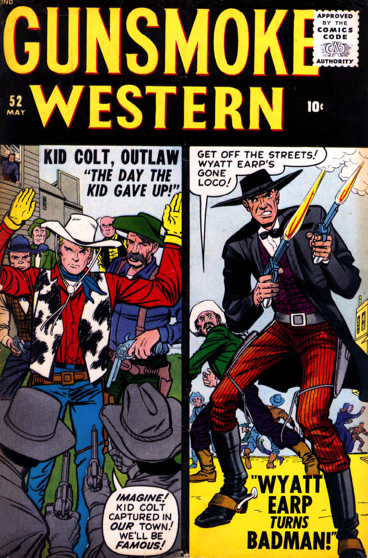 Read online Gunsmoke Western comic -  Issue #52 - 1