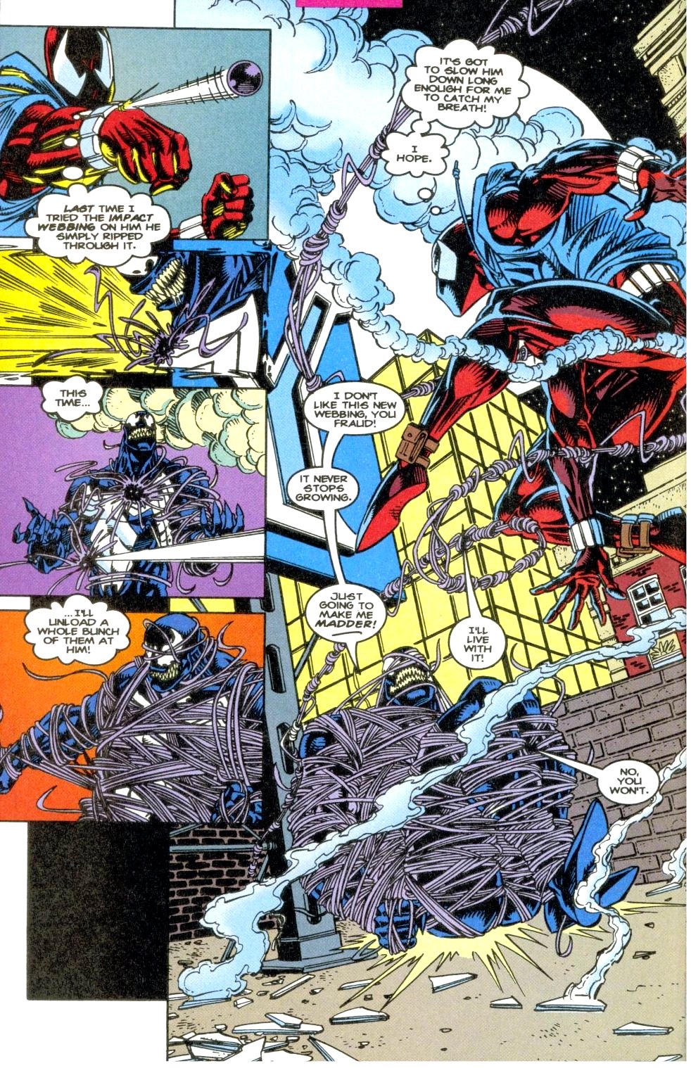 Read online Spider-Man (1990) comic -  Issue #53 - Gathering Storms - 8