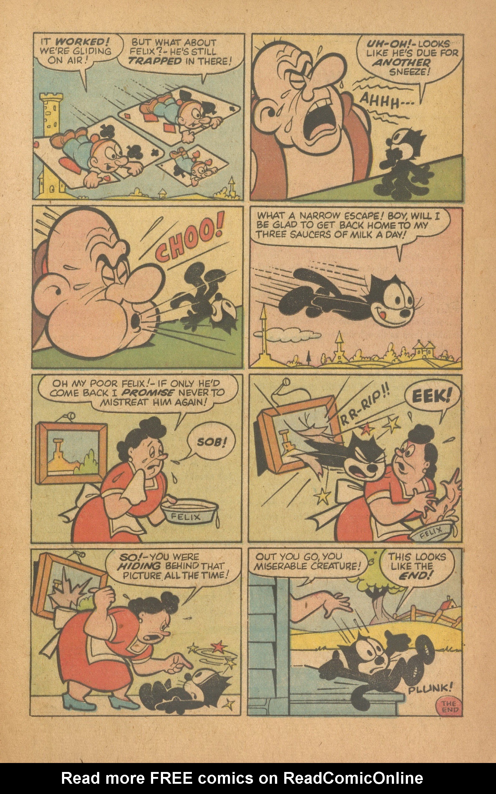 Read online Felix the Cat (1955) comic -  Issue #74 - 24