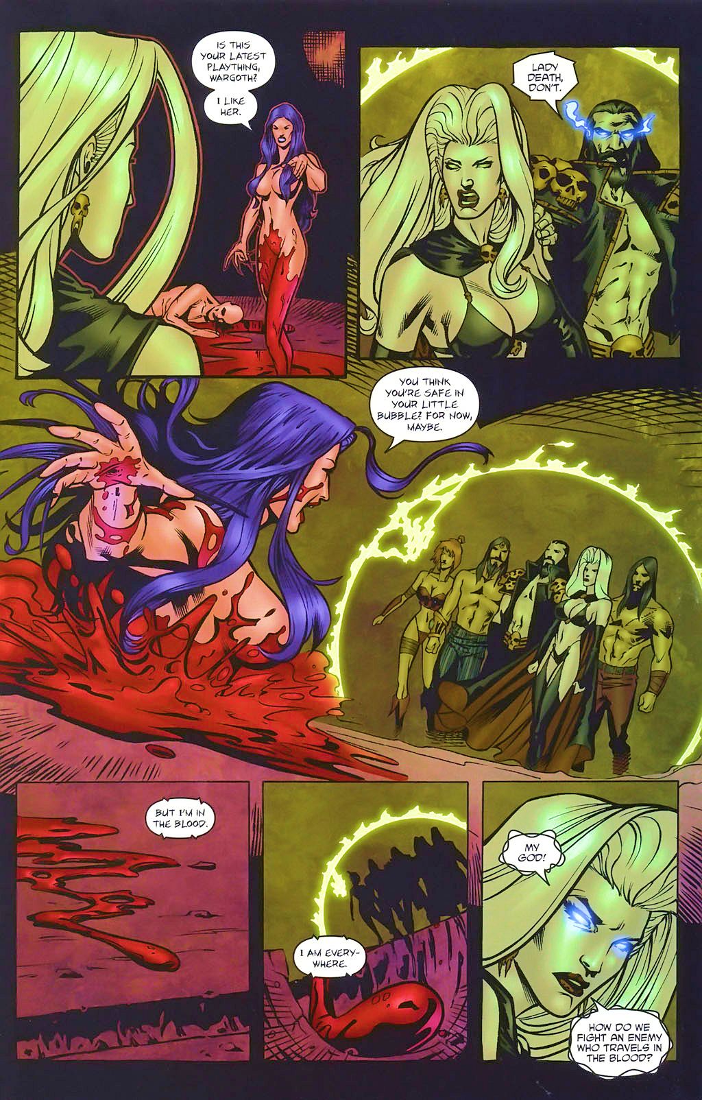 Read online Brian Pulido's Lady Death: Blacklands comic -  Issue #1 - 17