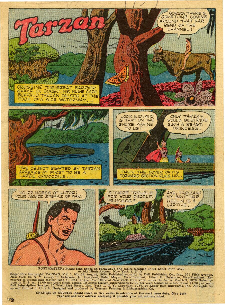 Read online Tarzan (1948) comic -  Issue #59 - 5