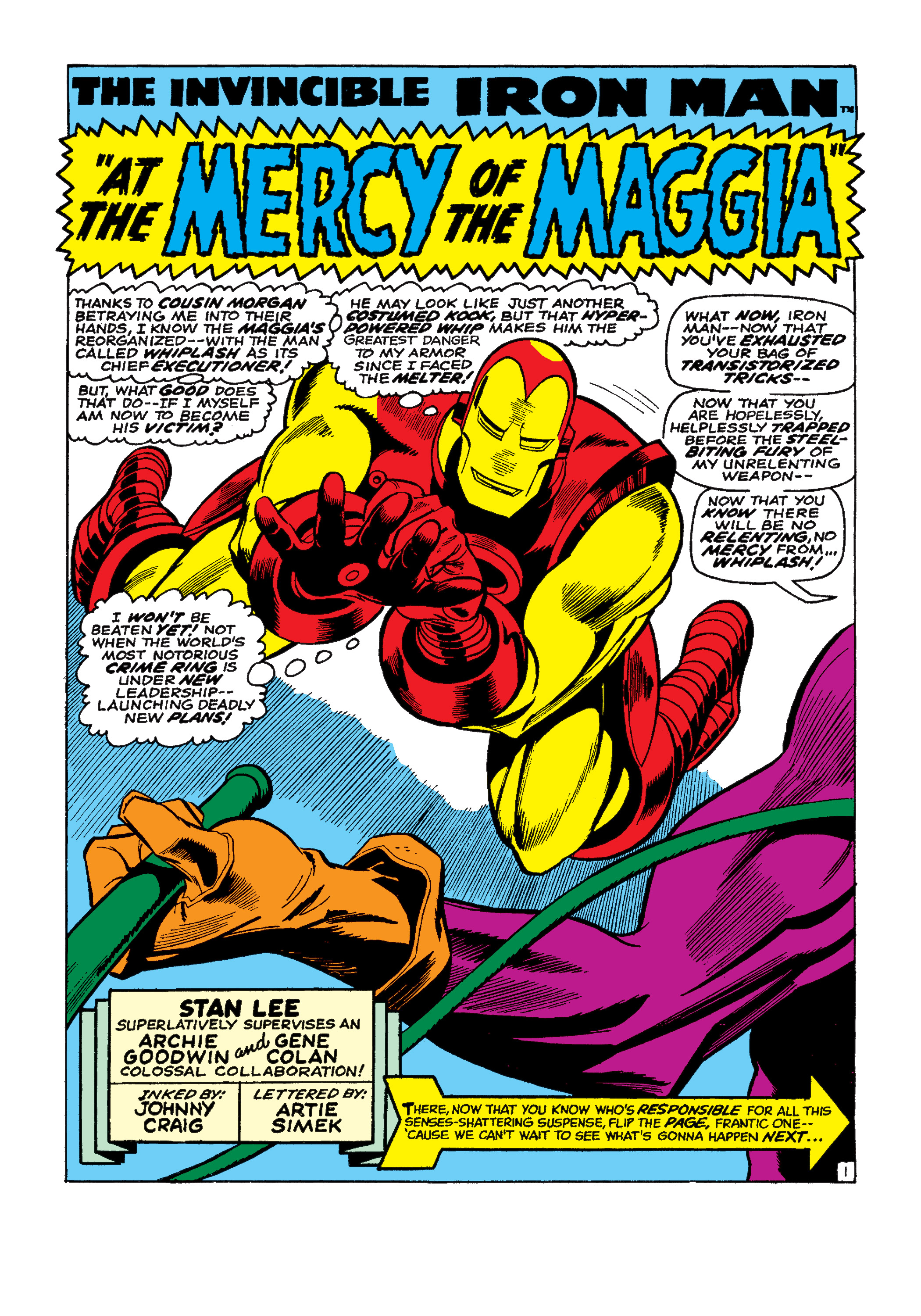 Read online Marvel Masterworks: The Invincible Iron Man comic -  Issue # TPB 4 (Part 3) - 1