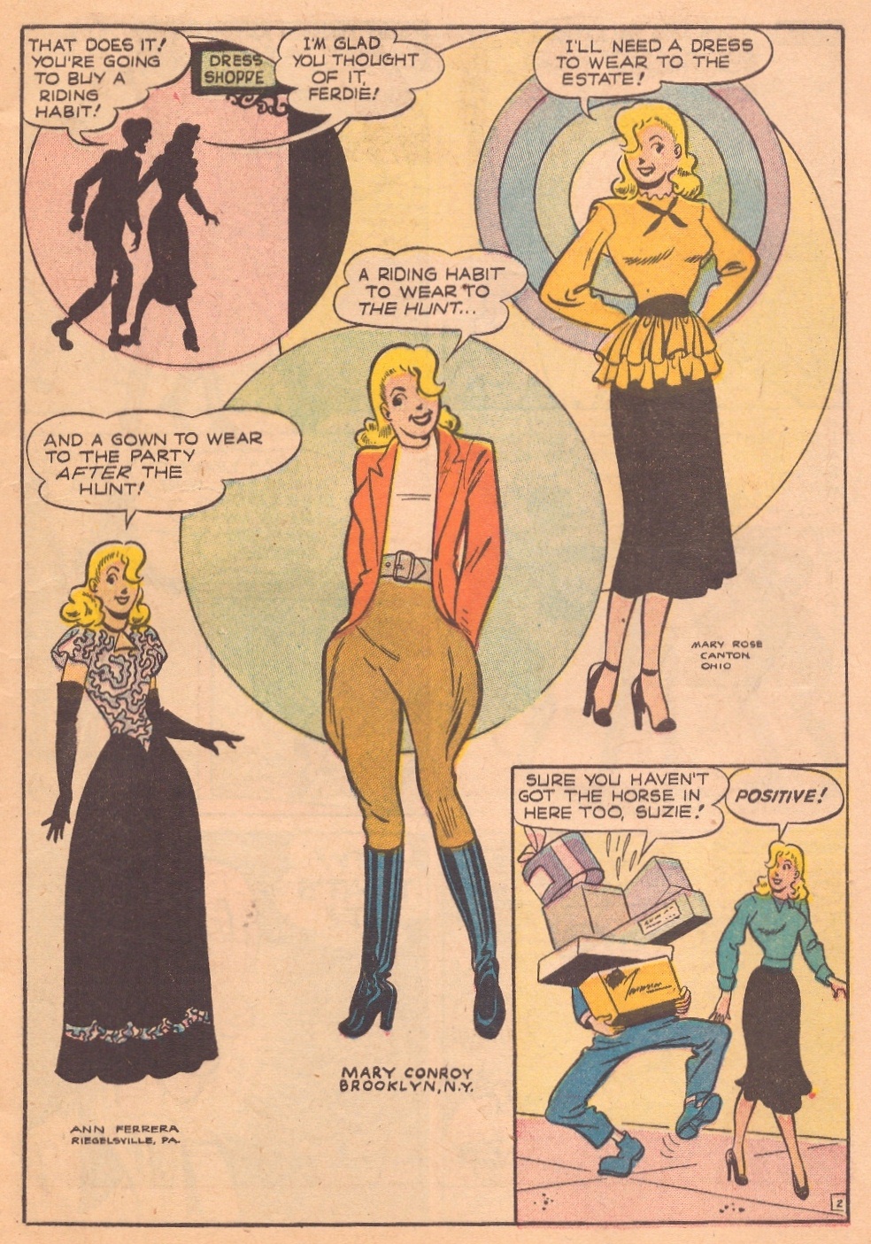 Read online Suzie Comics comic -  Issue #68 - 13