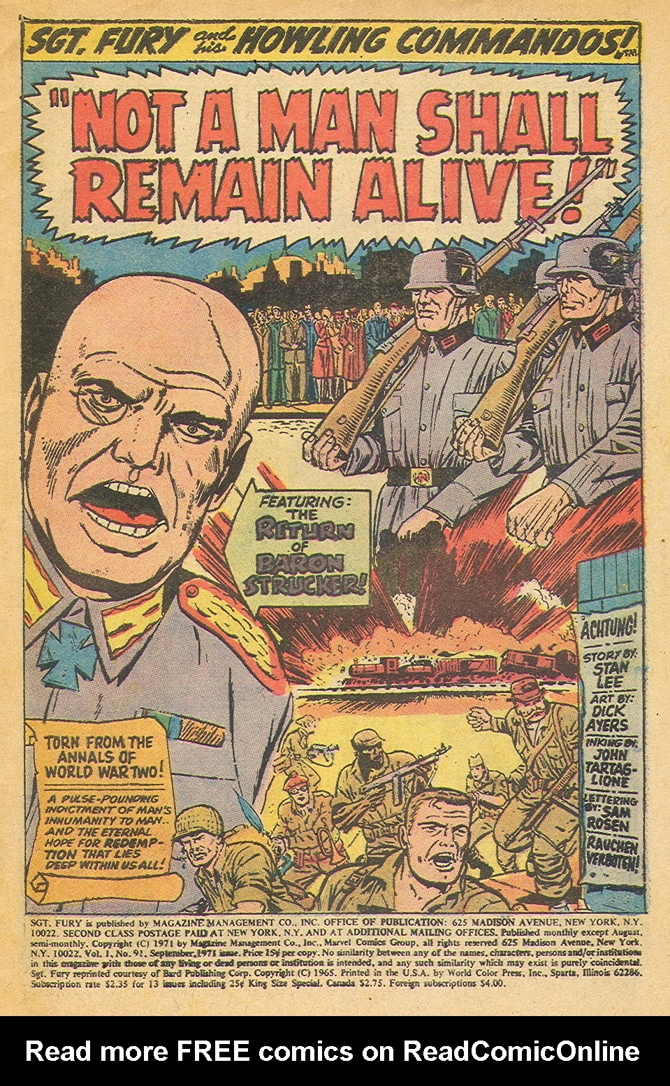 Read online Sgt. Fury comic -  Issue #91 - 3