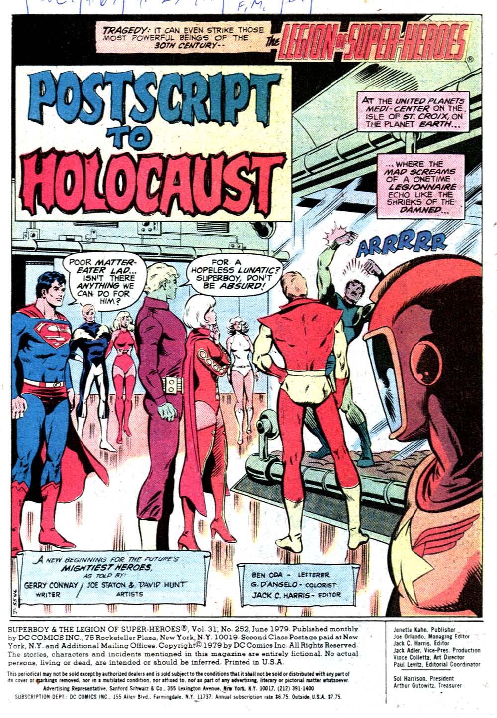 Read online Superboy and the Legion of Super-Heroes (1977) comic -  Issue #252 - 2