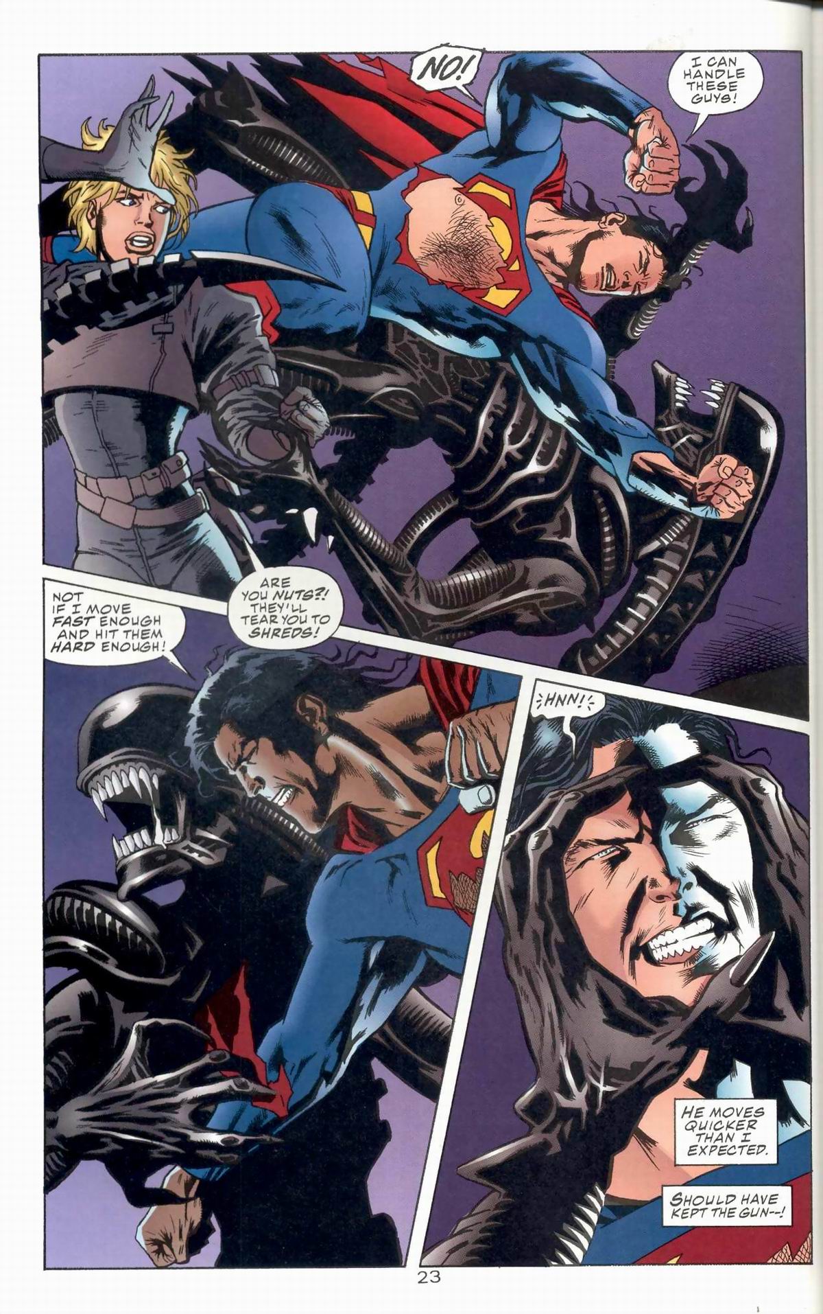 Read online Superman vs. Aliens comic -  Issue #2 - 26