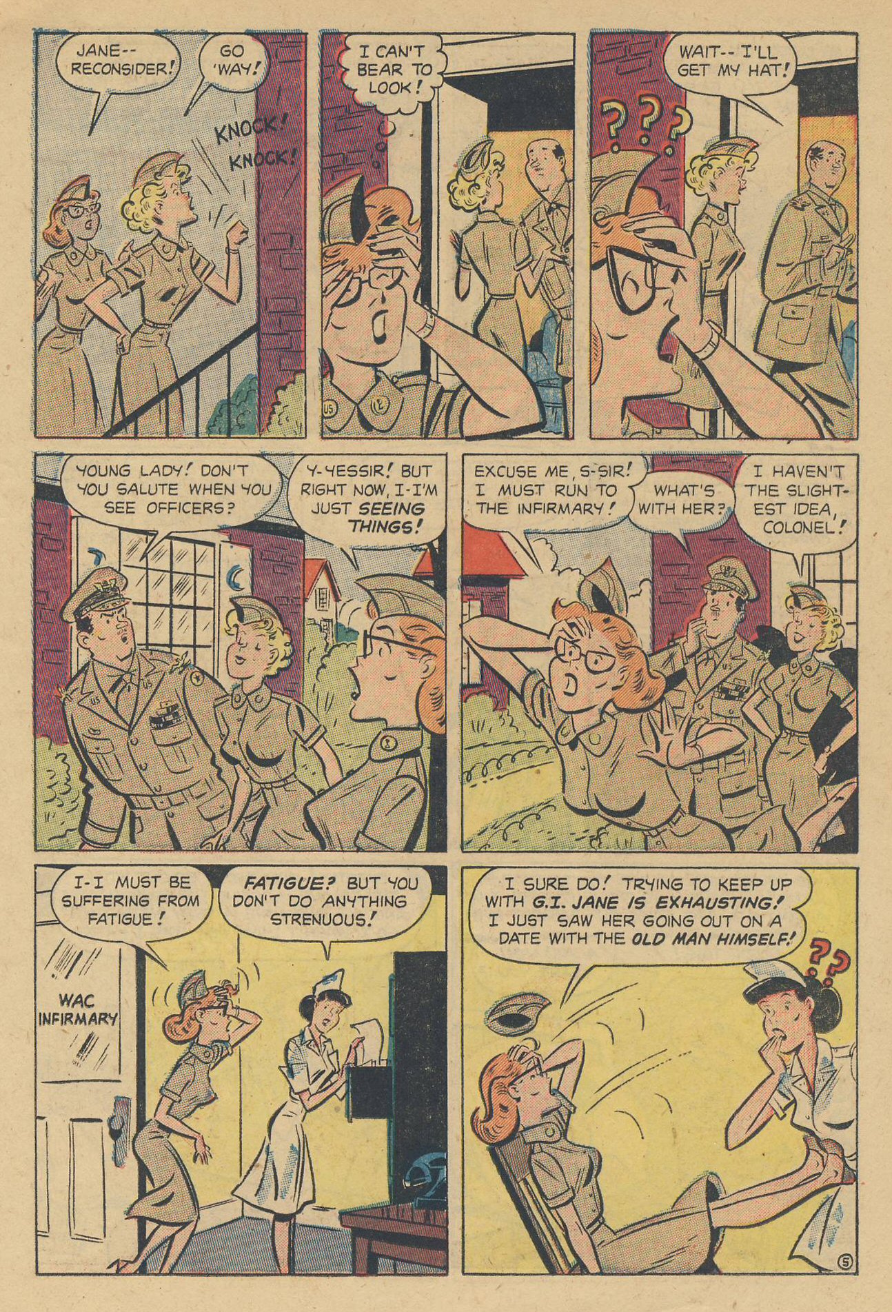 Read online G. I. Jane (1953) comic -  Issue #6 - 23