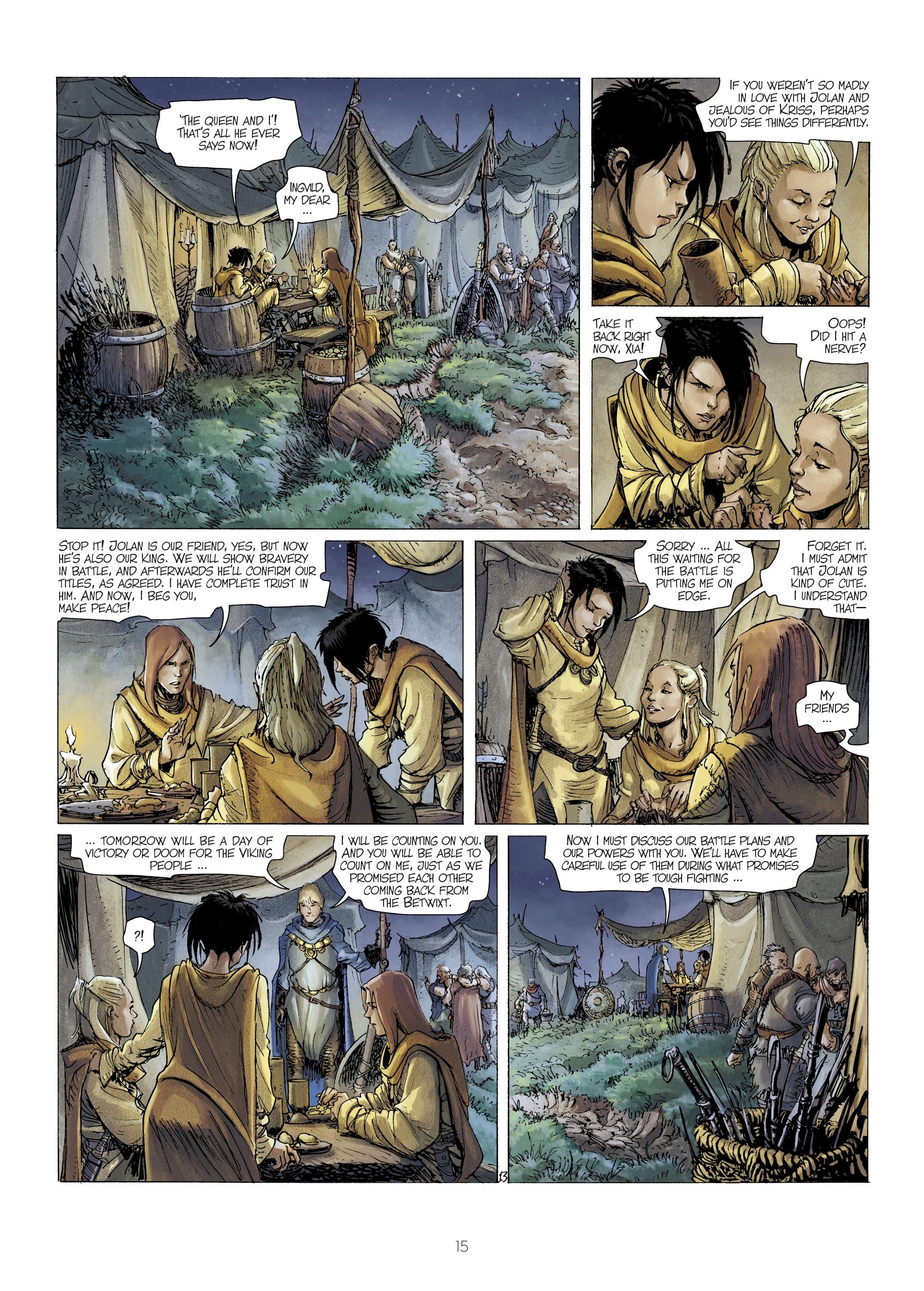 Read online Kriss of Valnor: Red as the Raheborg comic -  Issue # Full - 17