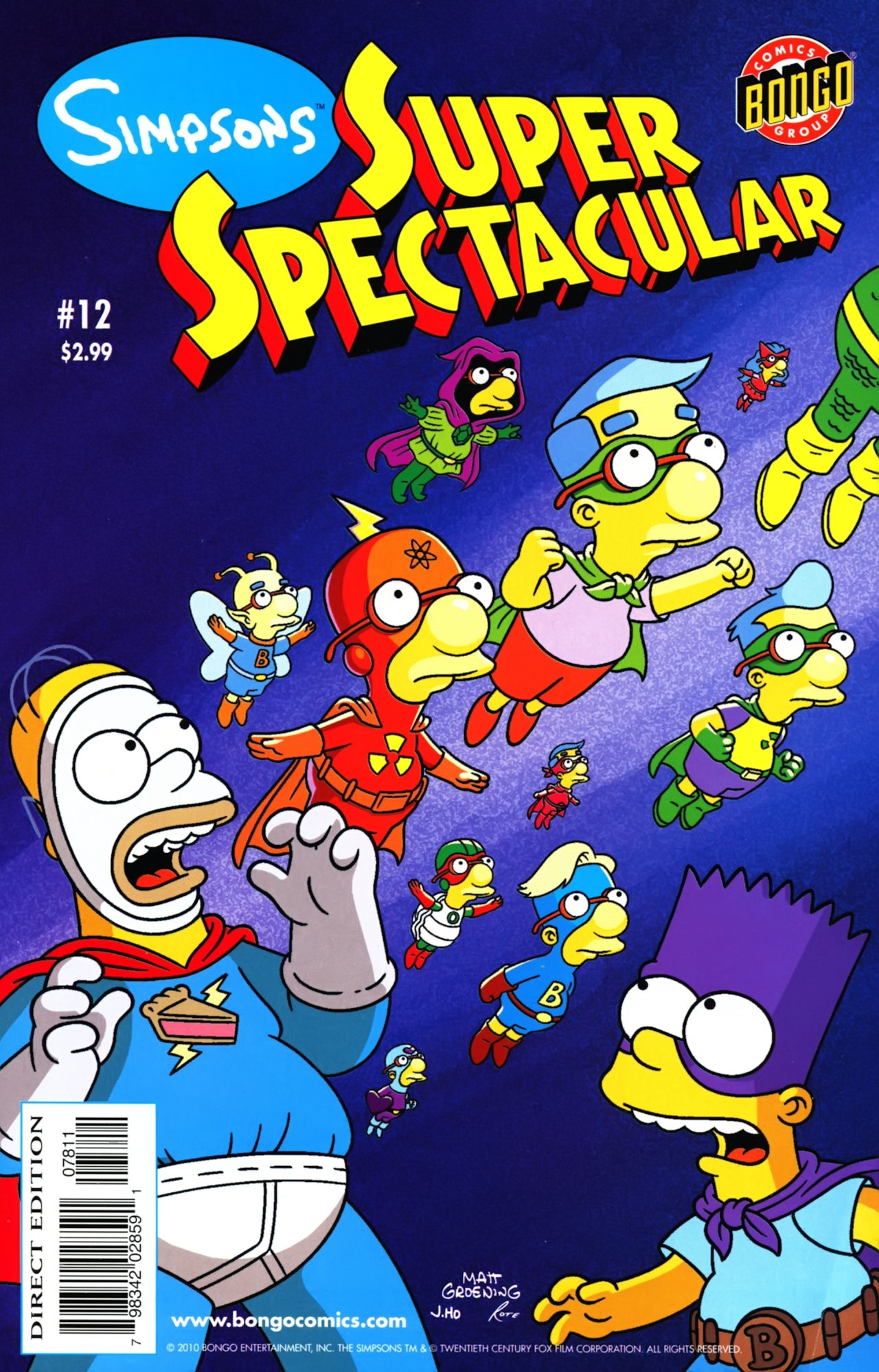 Read online Bongo Comics Presents Simpsons Super Spectacular comic -  Issue #12 - 1