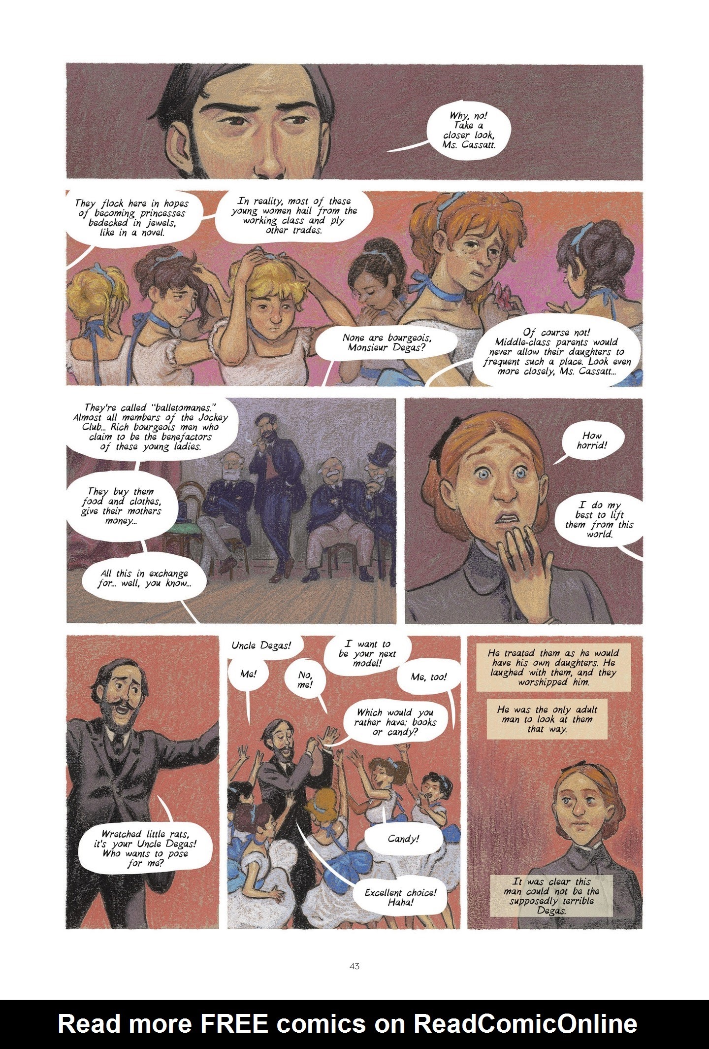 Read online Degas and Cassatt: The Dance of Solitude comic -  Issue # TPB - 42