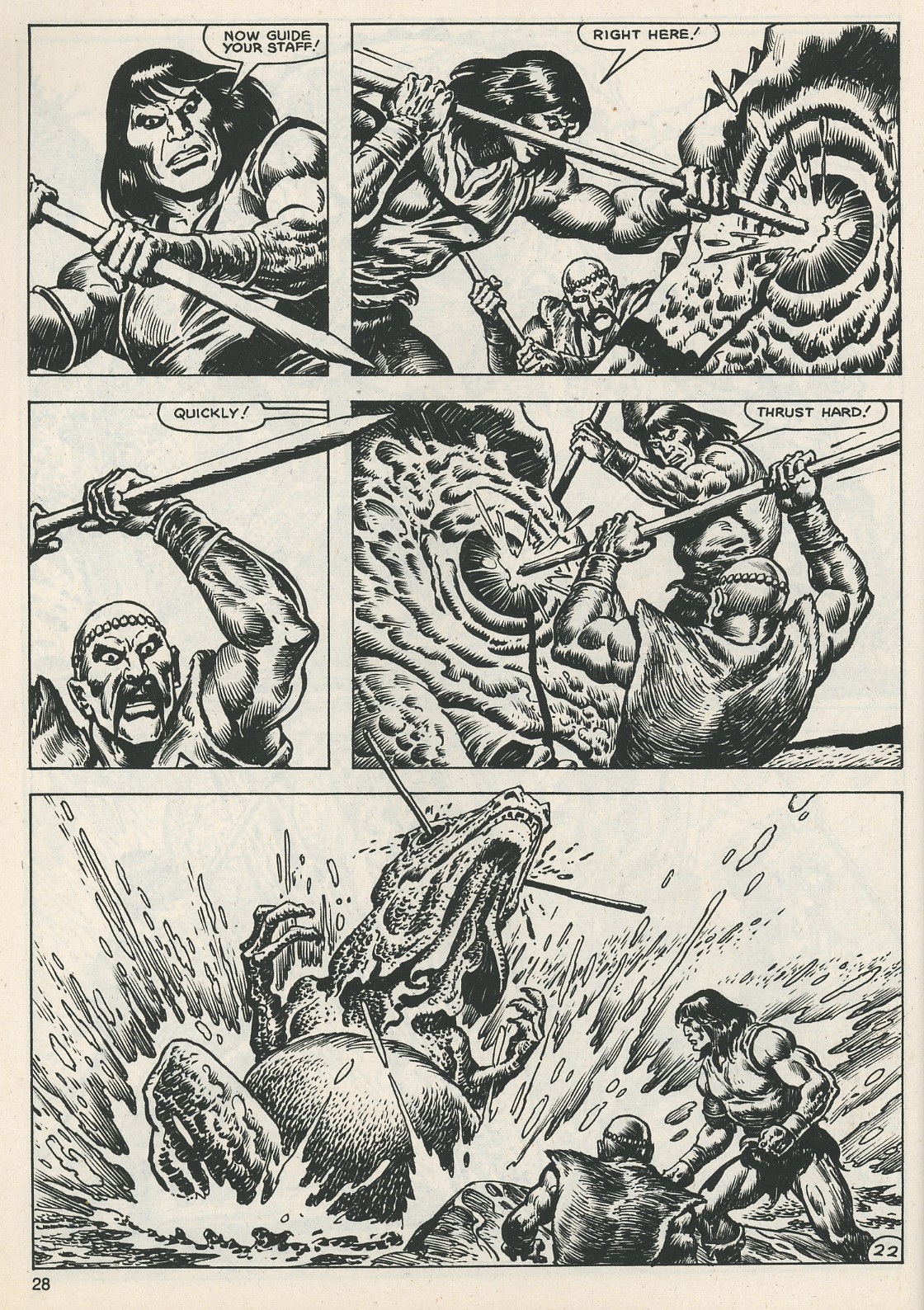Read online The Savage Sword Of Conan comic -  Issue #113 - 28