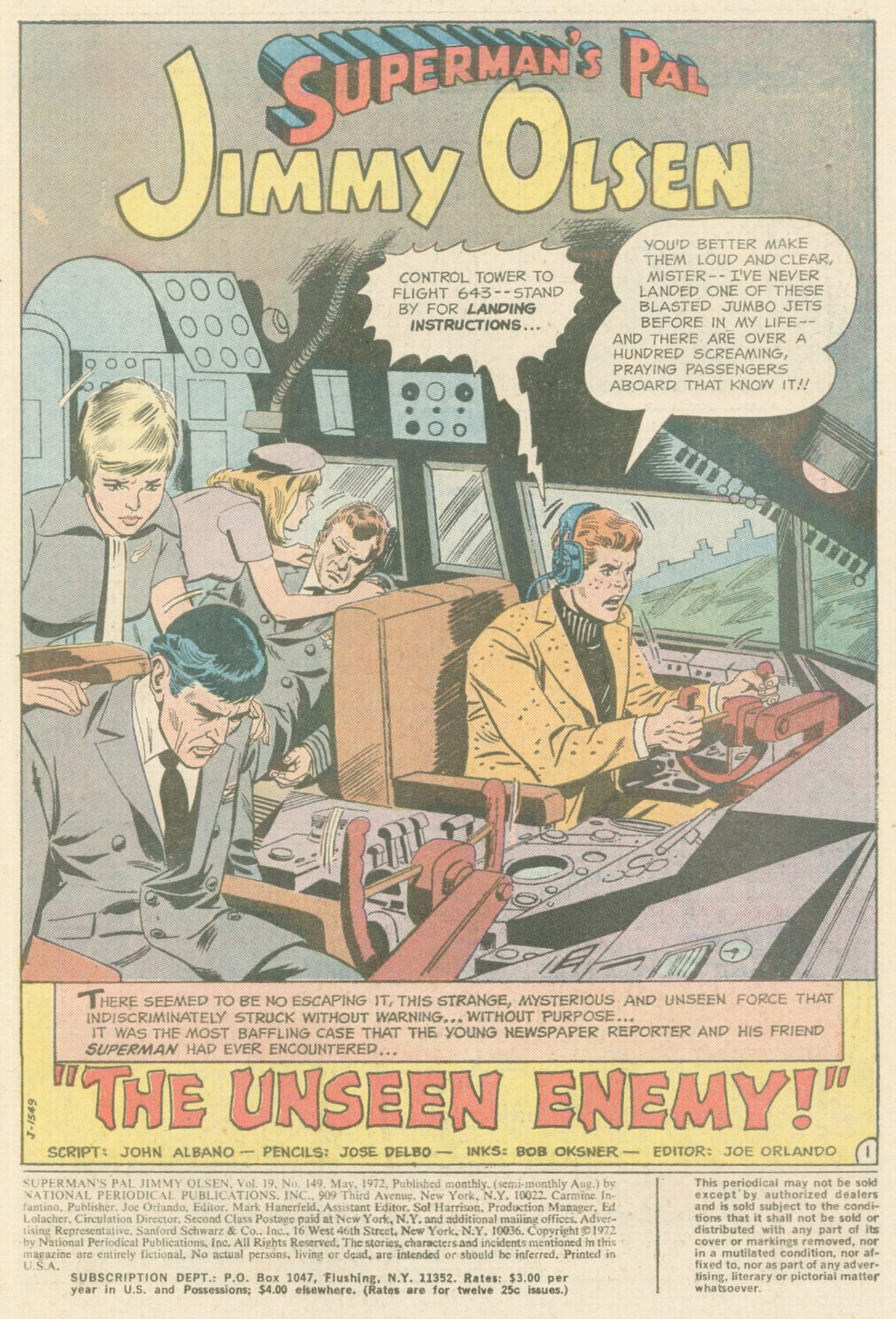 Read online Superman's Pal Jimmy Olsen comic -  Issue #149 - 3