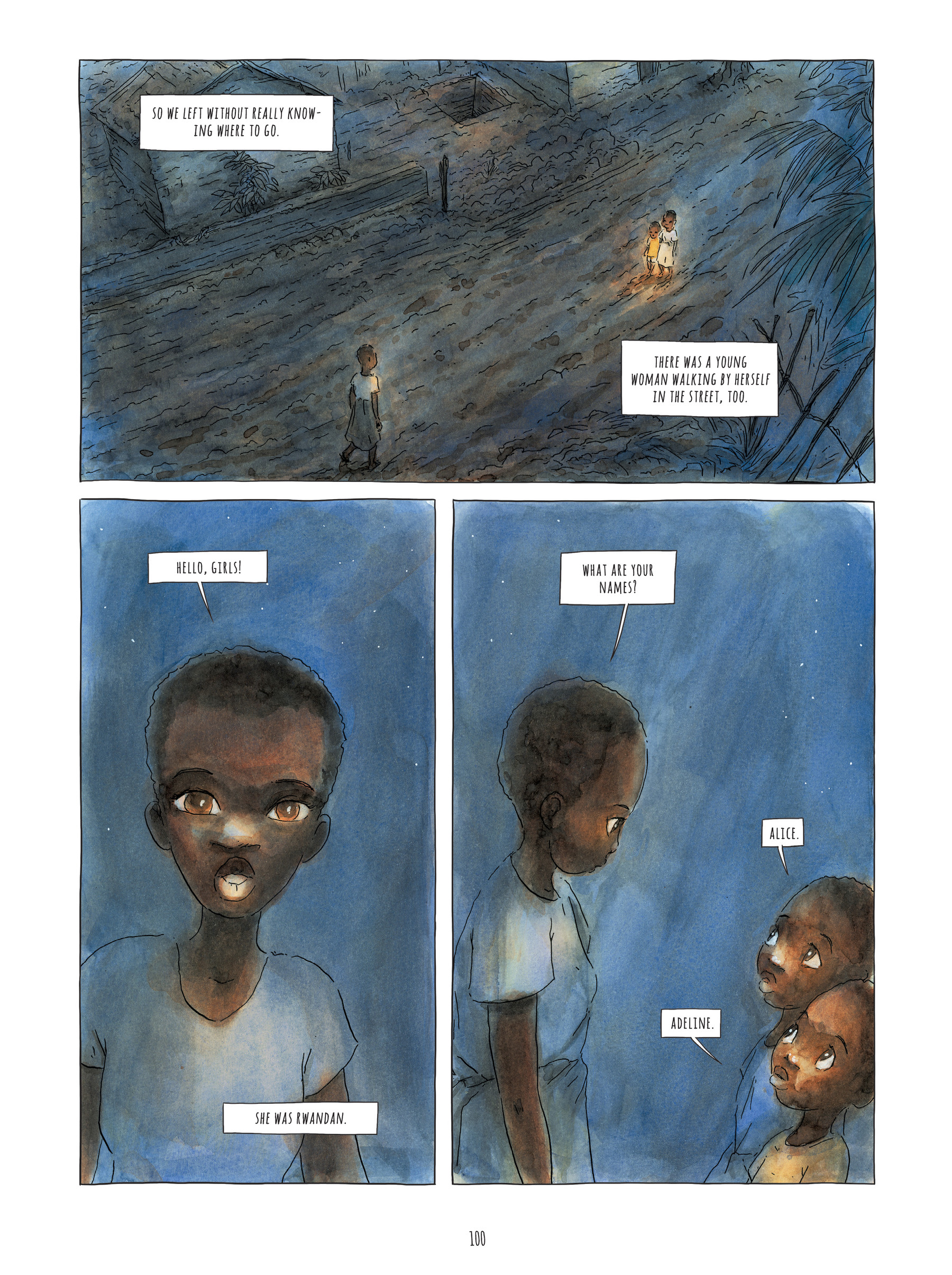 Read online Alice on the Run: One Child's Journey Through the Rwandan Civil War comic -  Issue # TPB - 99