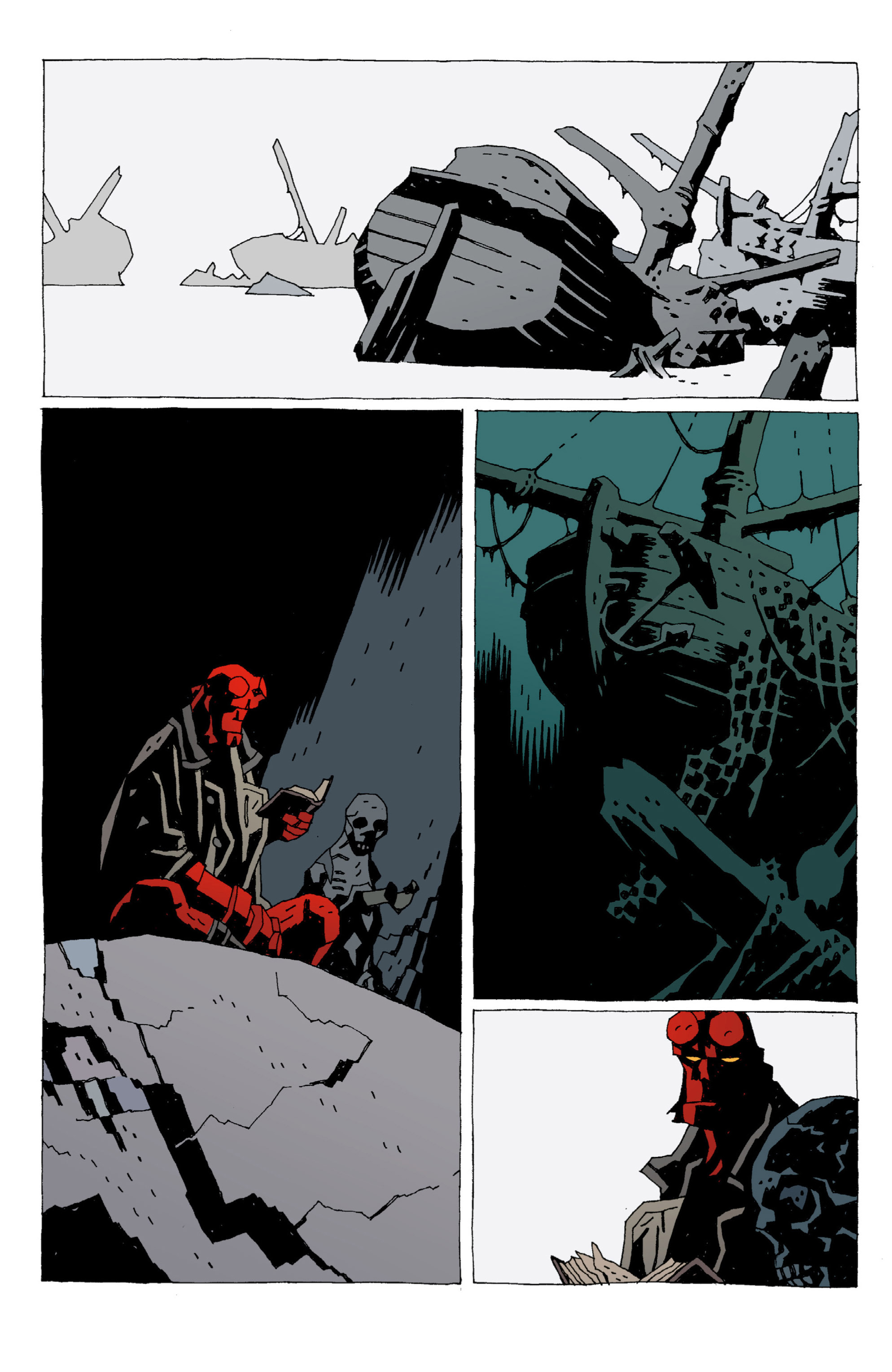 Read online Hellboy comic -  Issue #6 - 138