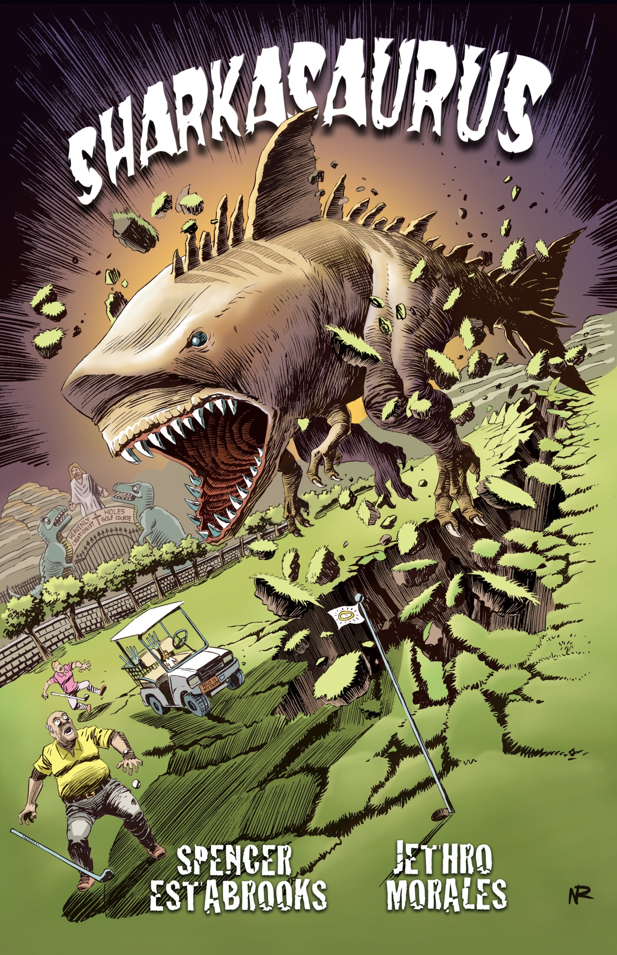 Read online Sharkasaurus comic -  Issue # TPB - 1