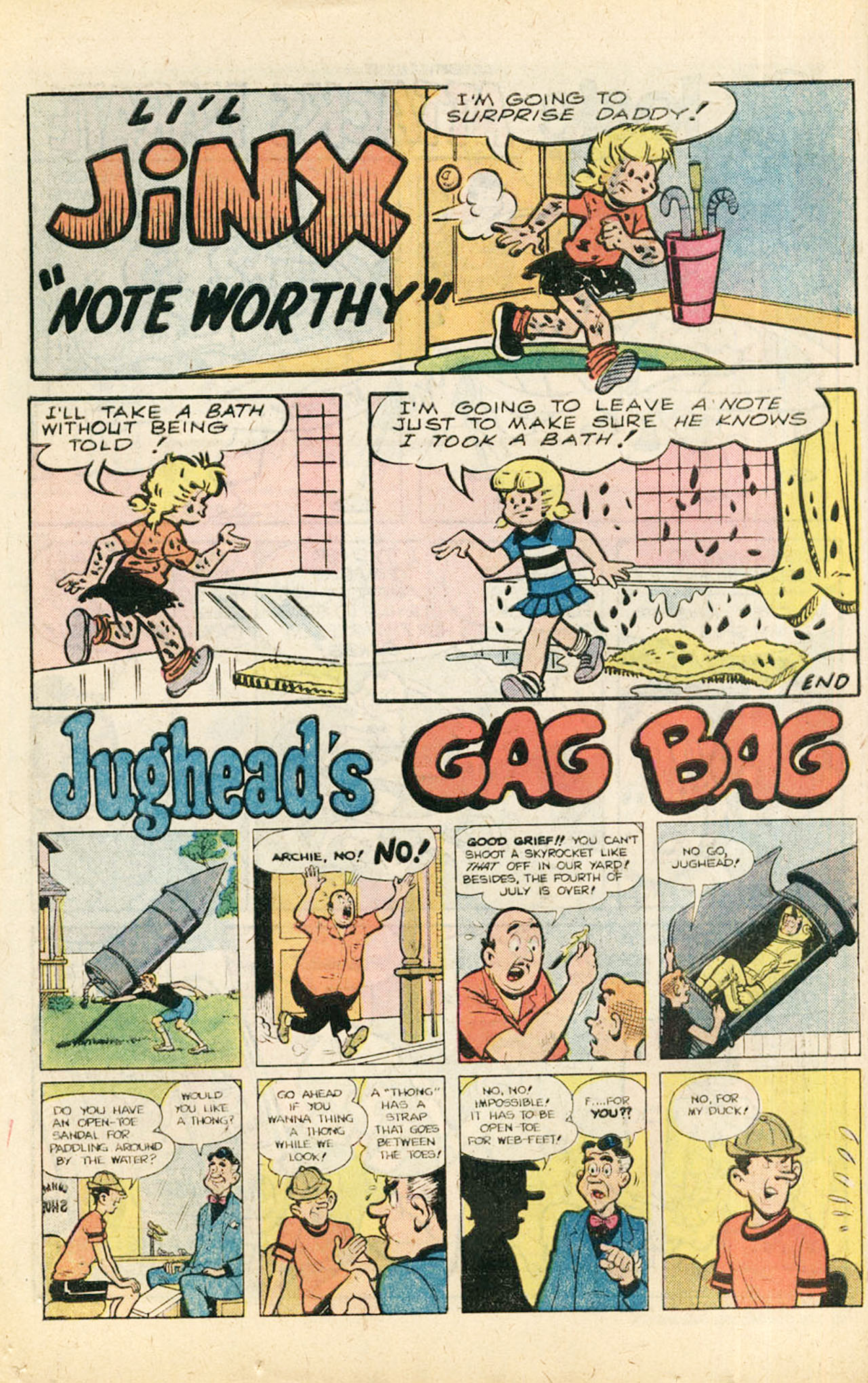 Read online Jughead's Jokes comic -  Issue #61 - 10