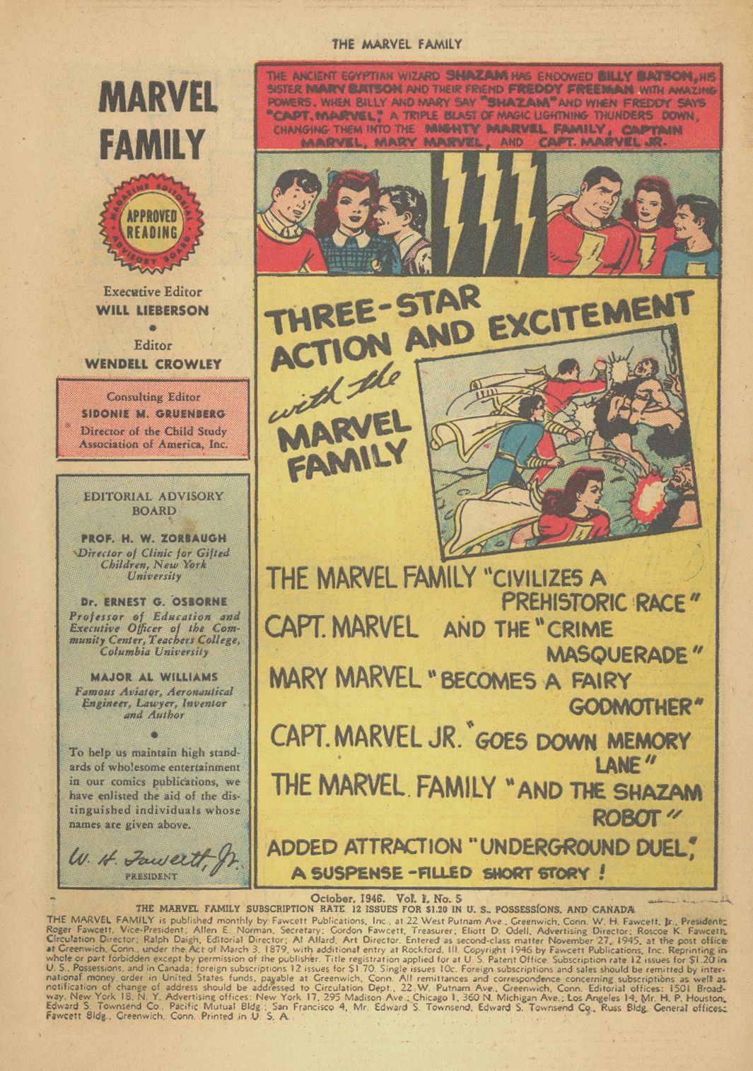 Read online The Marvel Family comic -  Issue #5 - 3