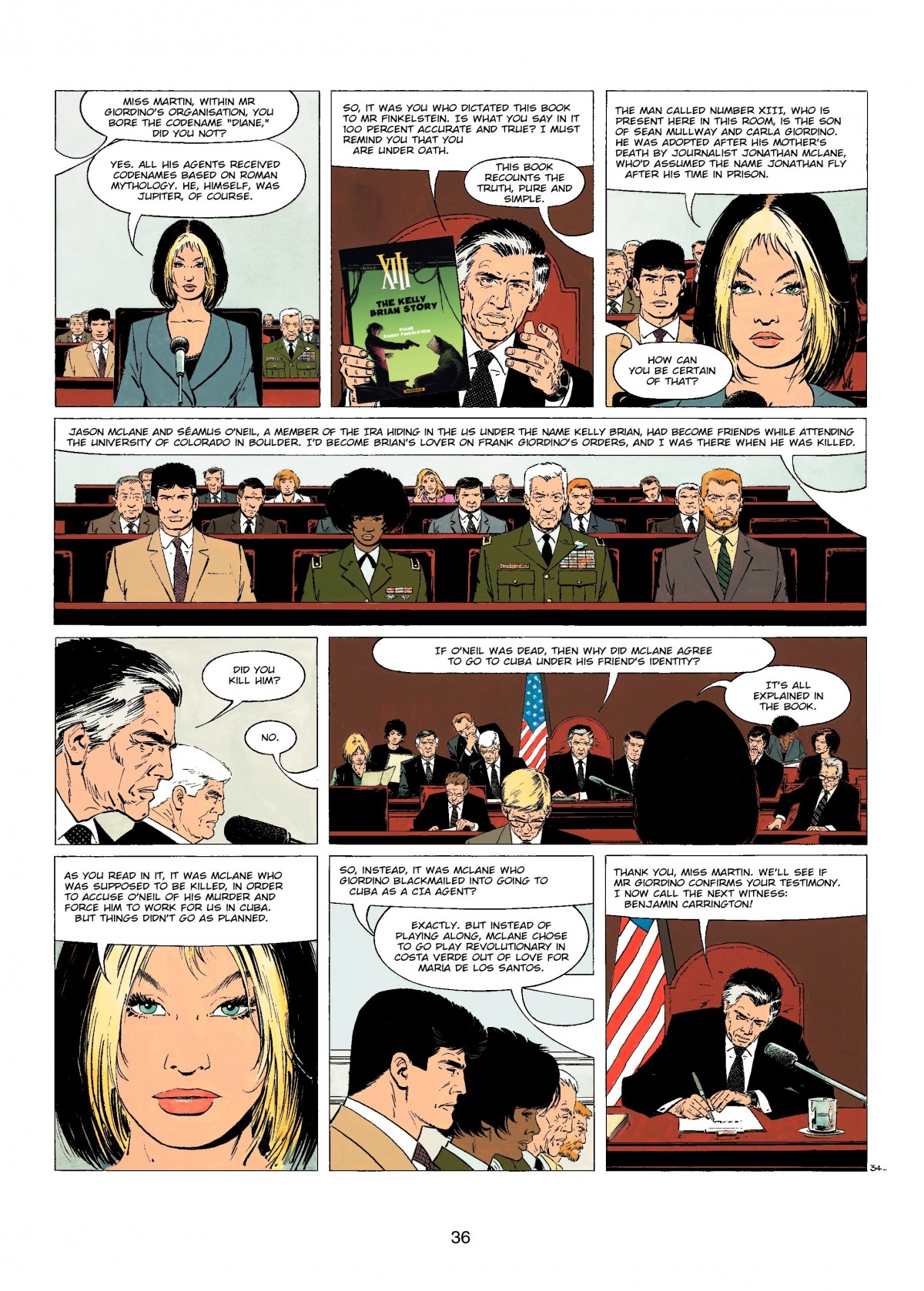 Read online XIII comic -  Issue #18 - 36